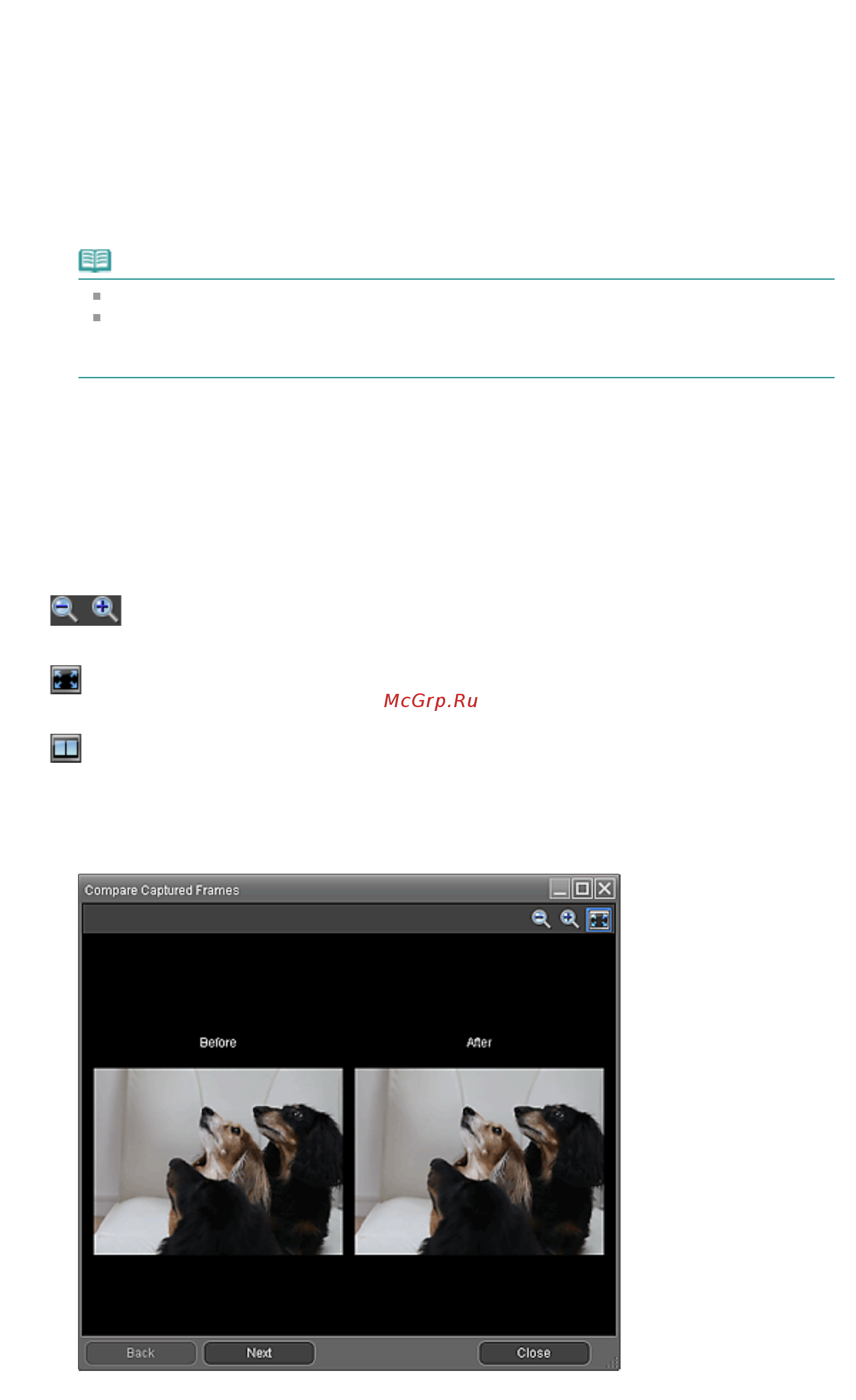 Canon Pixma MG6140 [261/1130] Стр 261 из 1130 стр окно захват видеокадра video frame capture печать кадрафильма movi