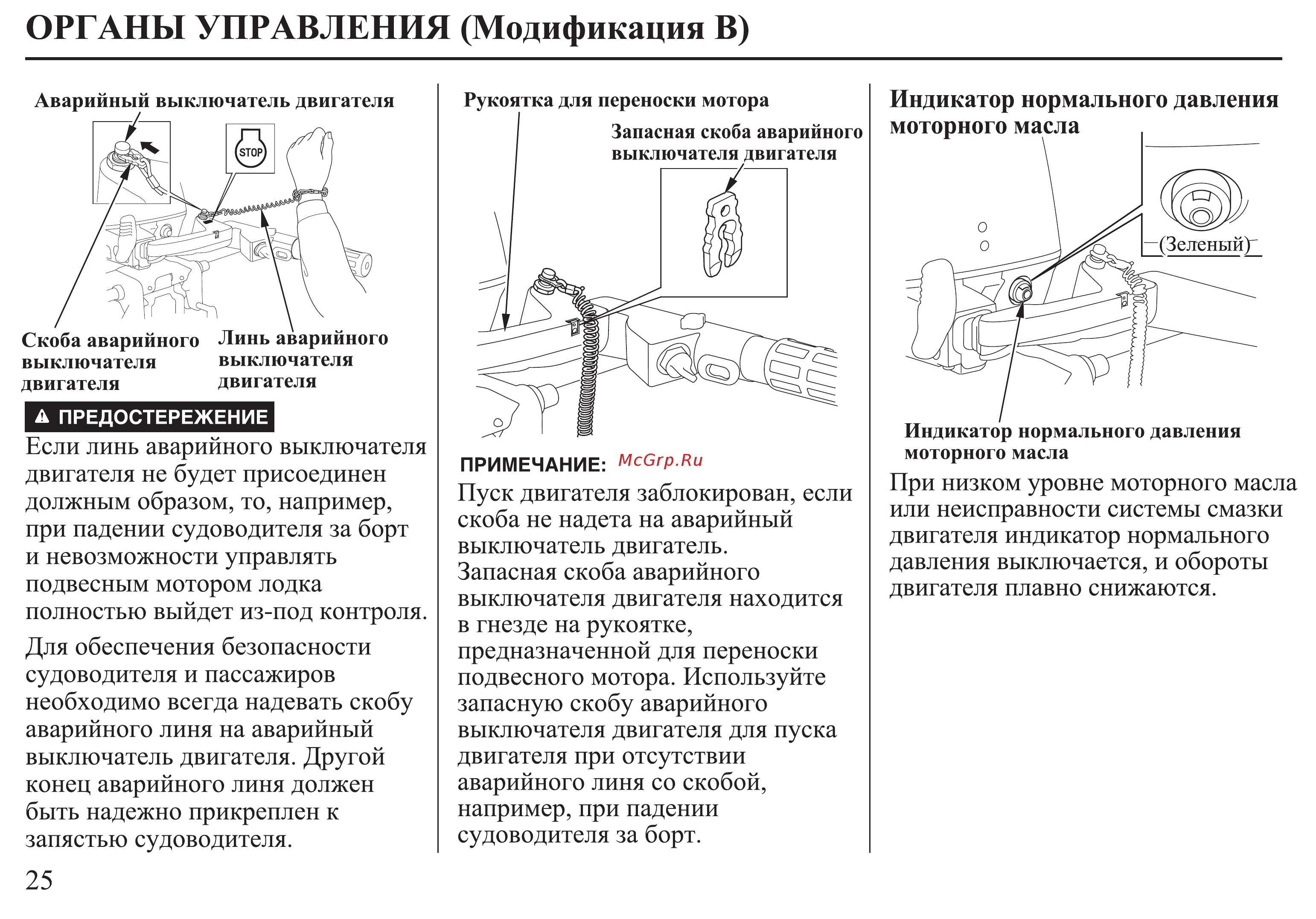 Honda BF25D Инструкция по эксплуатации онлайн [26/152] 9516