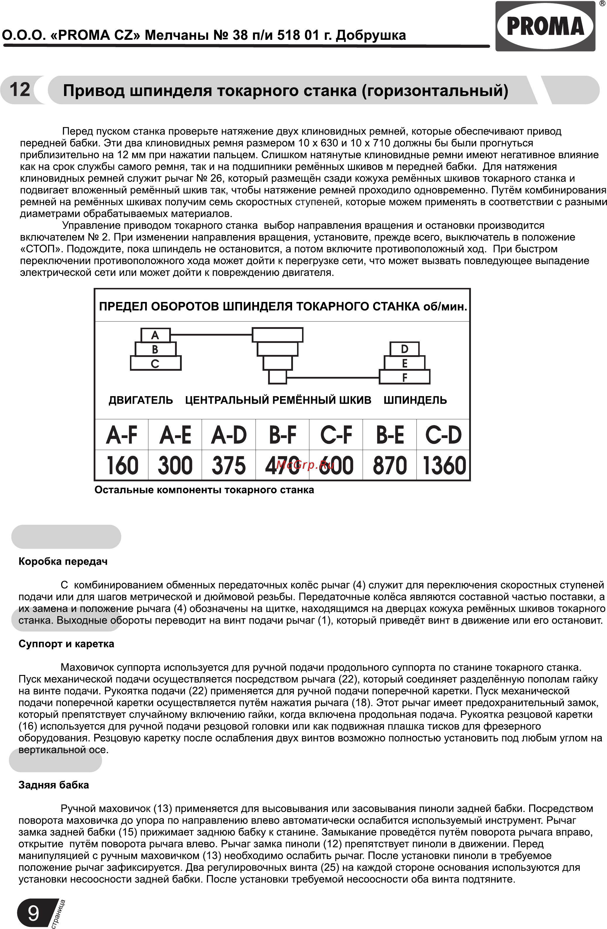 Proma SKF-800 25000800 [10/37] Страница 10