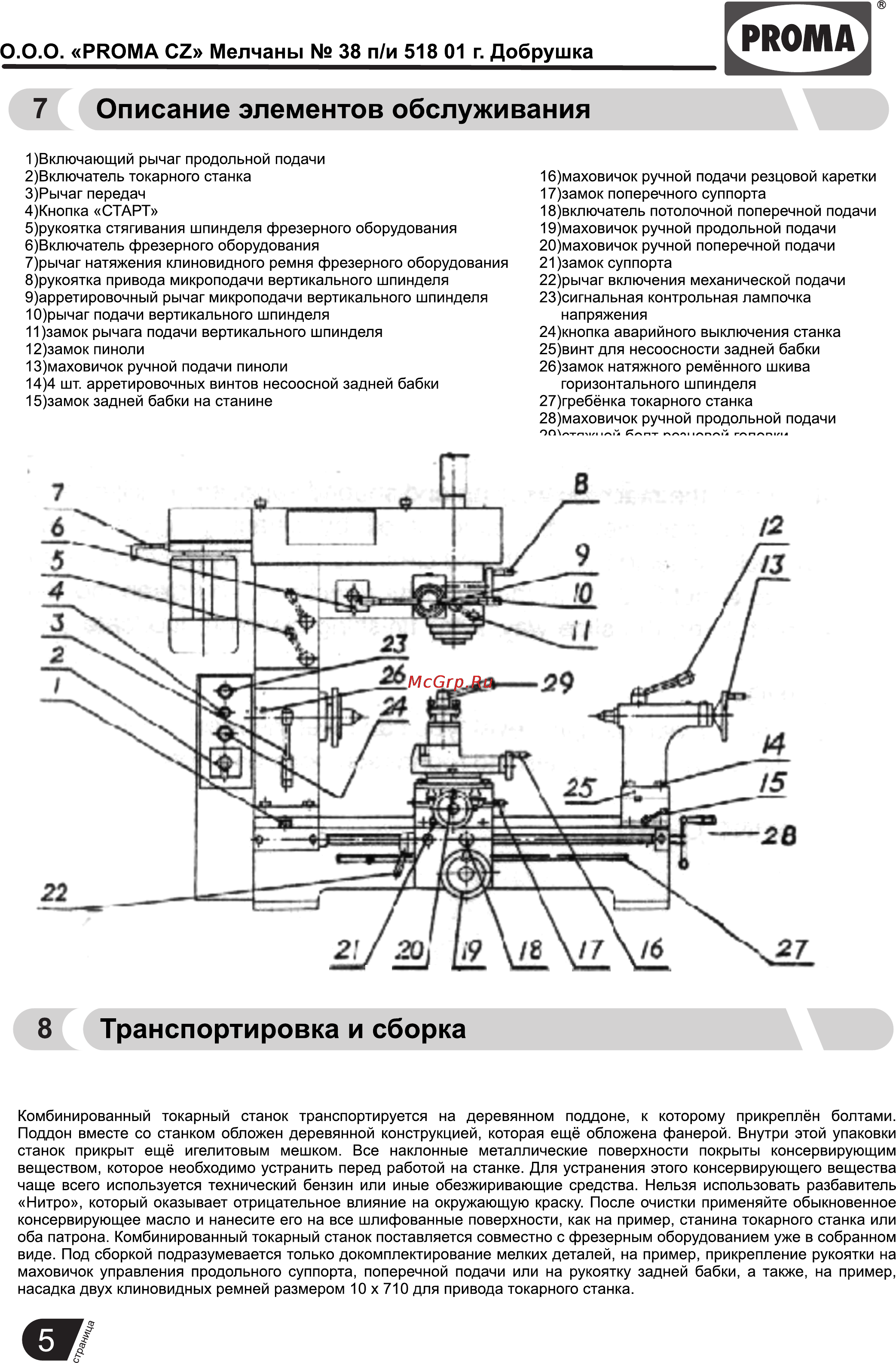 Proma SKF-800 25000800 [6/37] Страница 6