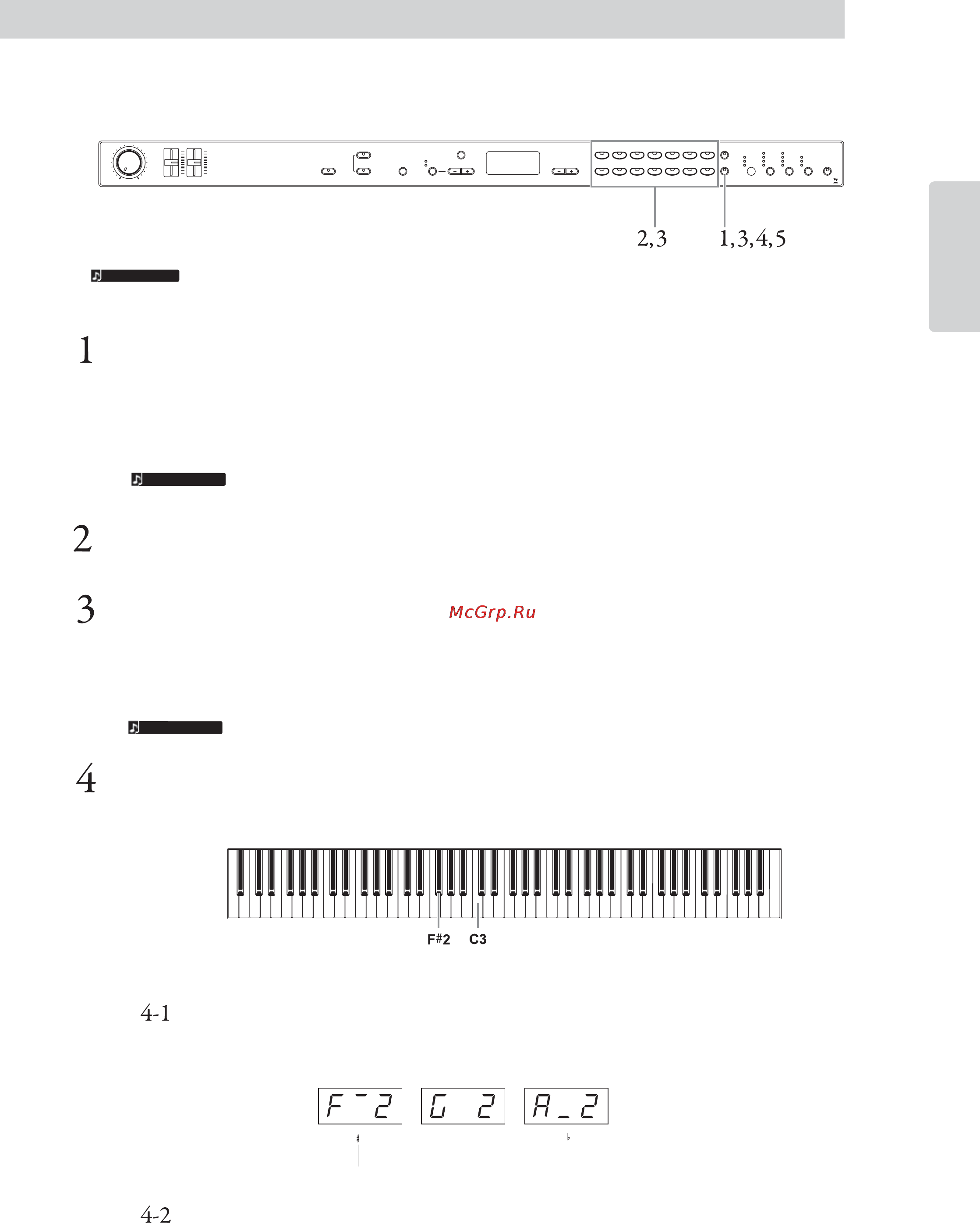 Yamaha CP33 [21/59] Примечание