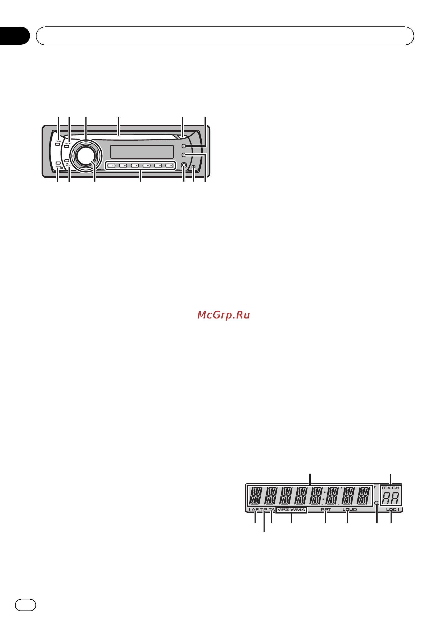 Pioneer DEH-1100MP [80/134] Funzionamento dell unità