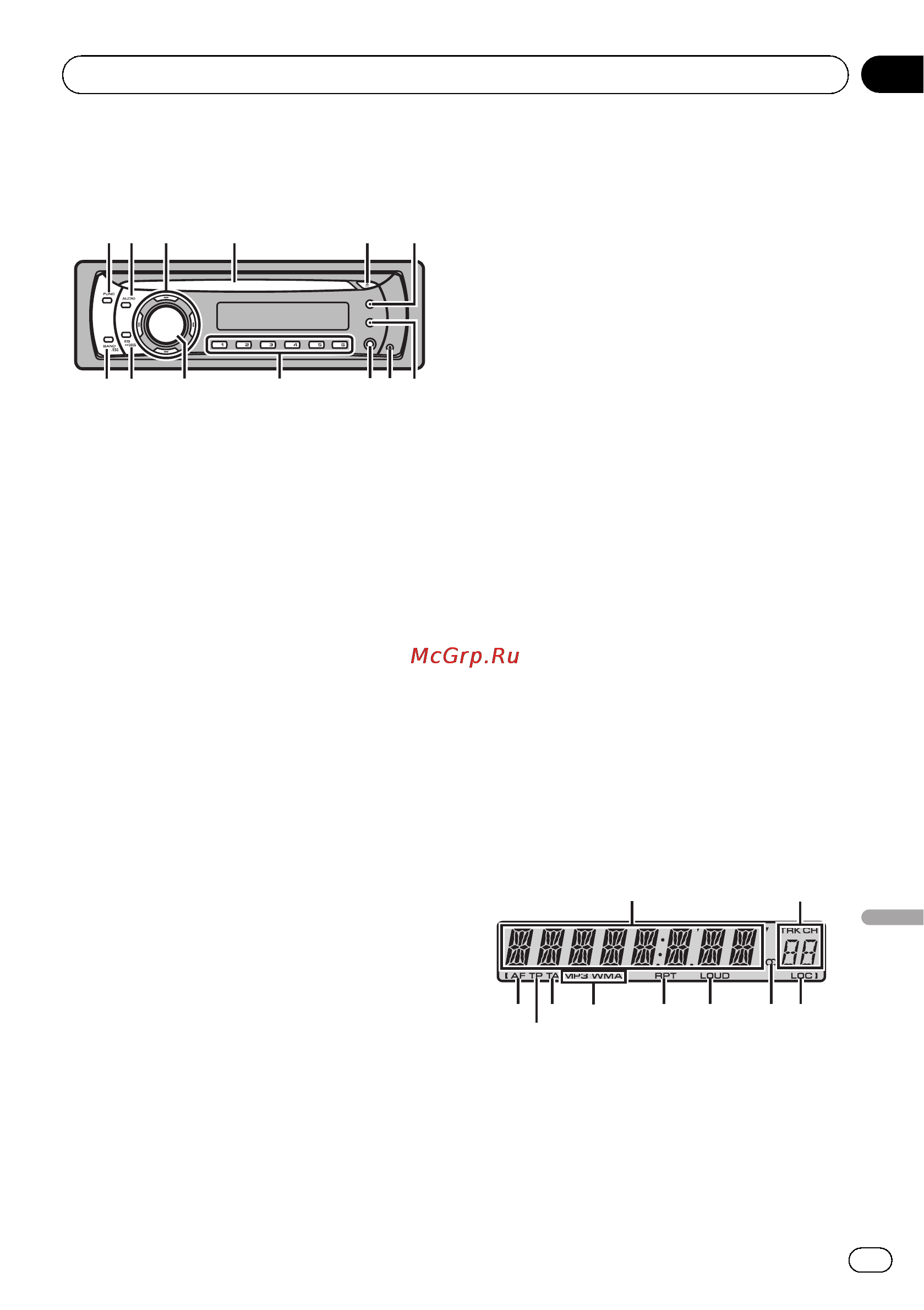 Pioneer DEH-1100MP [99/134] Bediening van het toestel