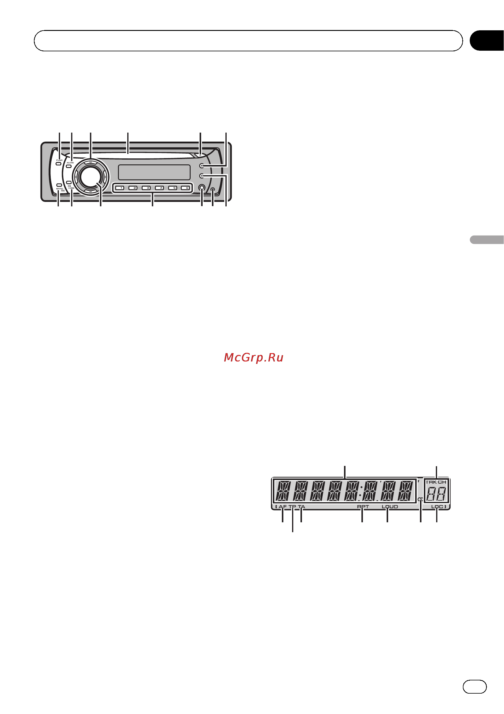 Pioneer DEH-110E [33/107] Bedienung des geräts