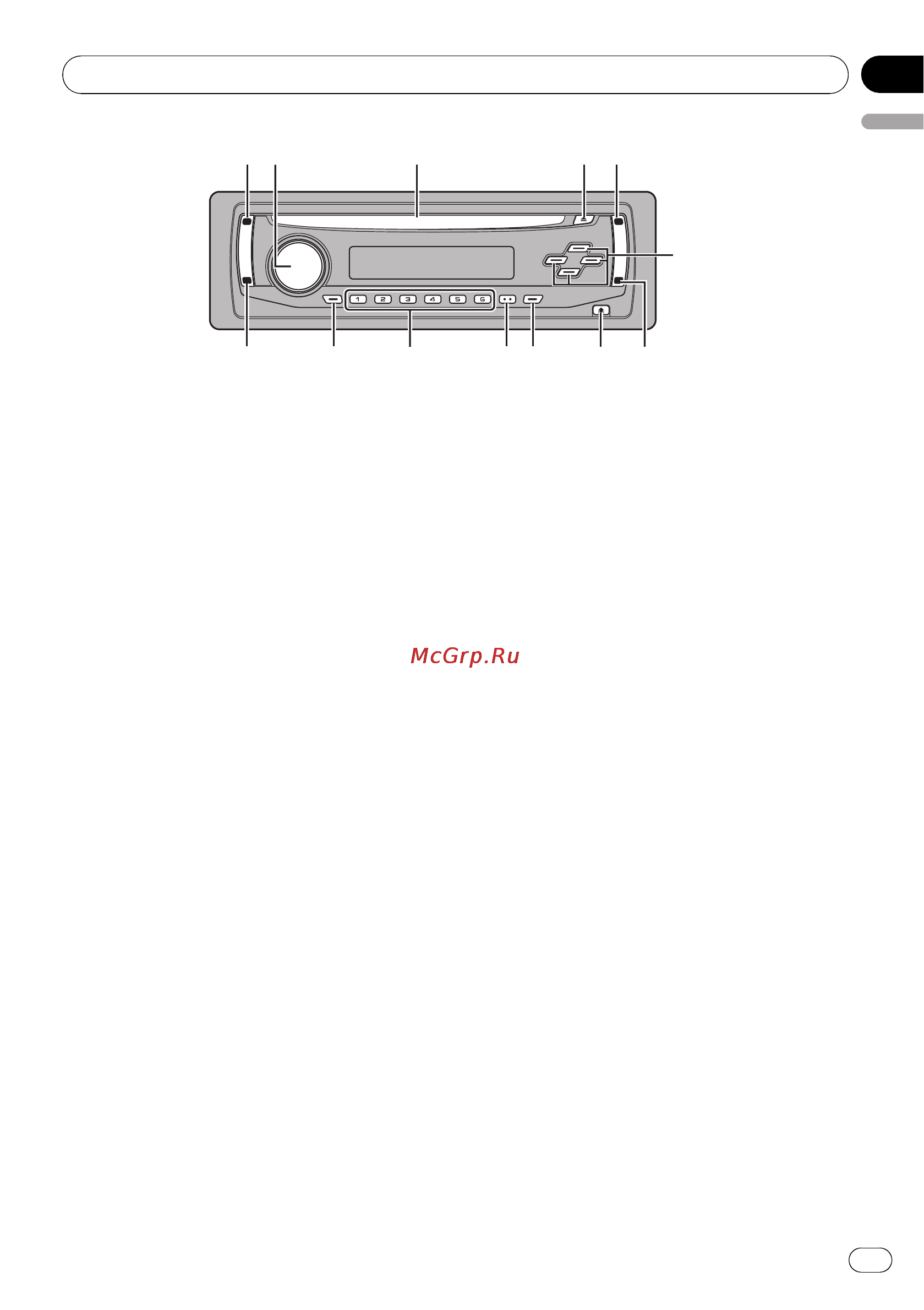 Pioneer DEH-1900R [5/109] Operating this unit