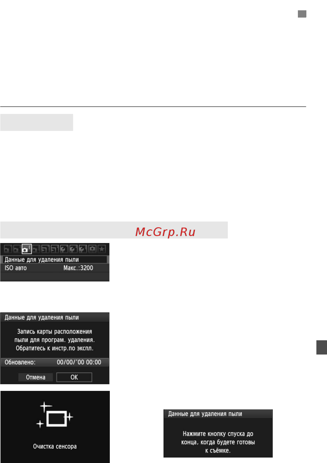 Canon EOS 60D 18-135 IS Kit [231/320] Добавление данных для удаления пыл