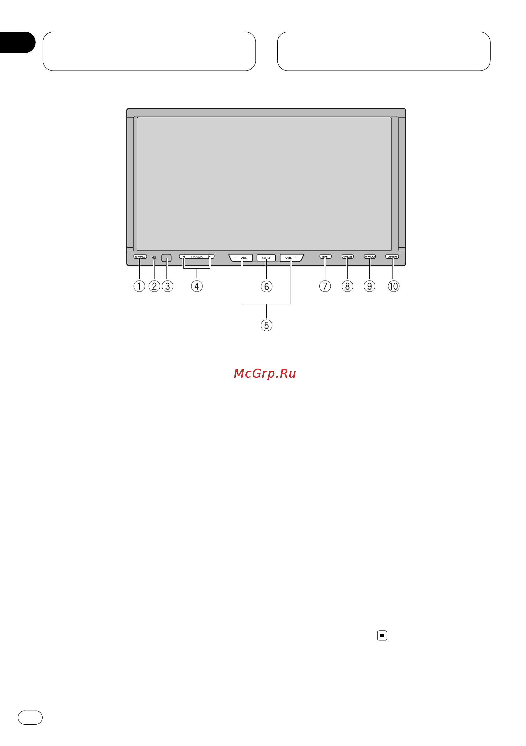 Pioneer AVH-P6000DVD [18/145] Описание элементов устройства