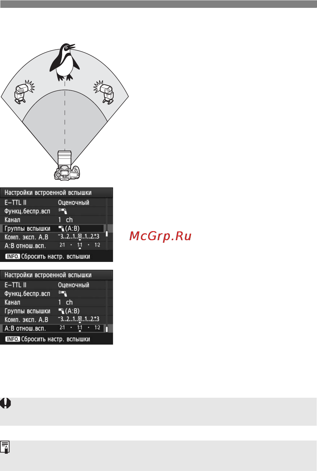 Canon EOS 60D EF-S17-85 IS USM Kit [144/320] Задайте требуемое соотношение мощностей вспышек и произведите съемку