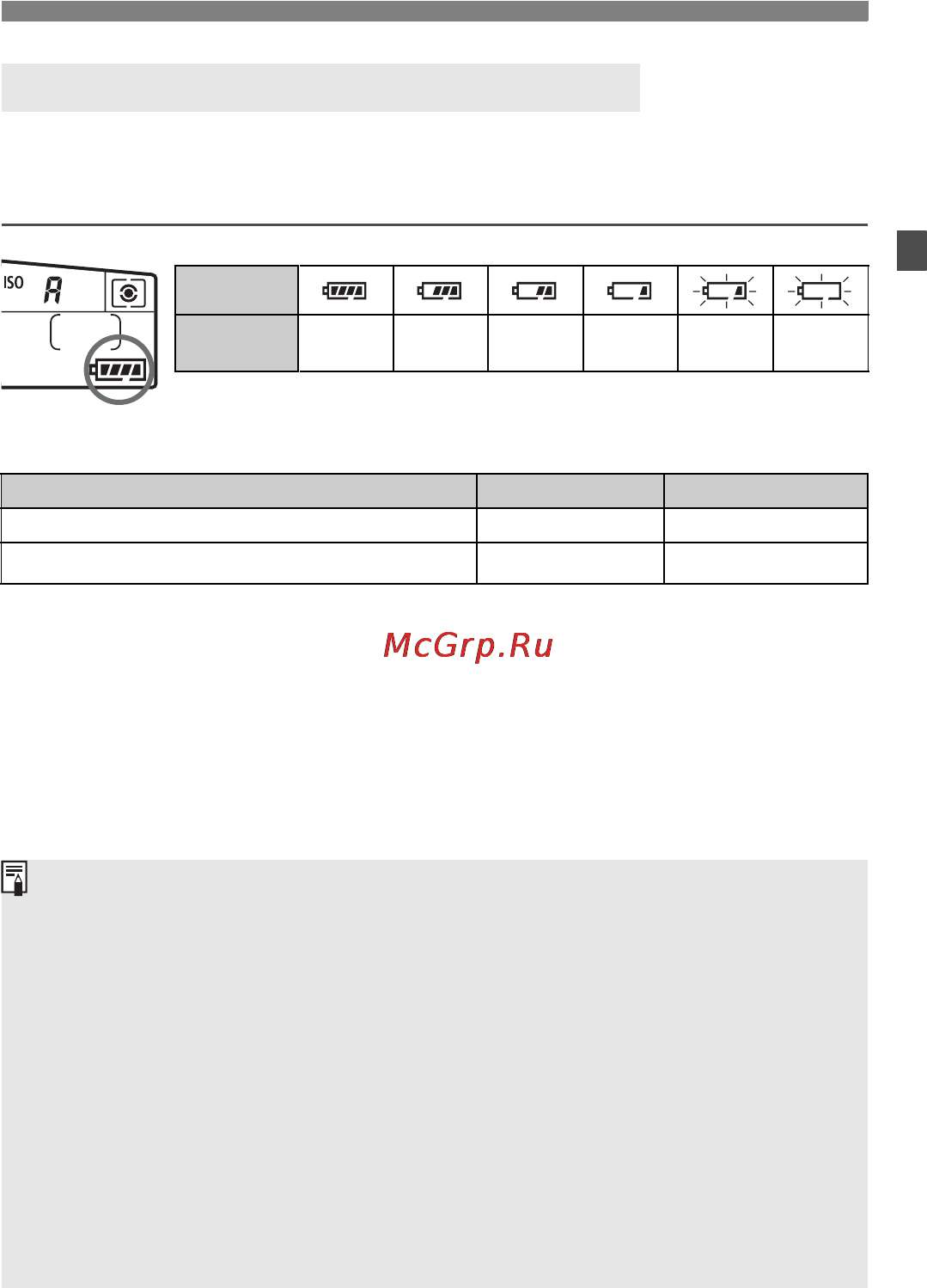 Canon EOS 60D EF-S17-85 IS USM Kit [29/320] Проверка уровня заряда аккумулятора