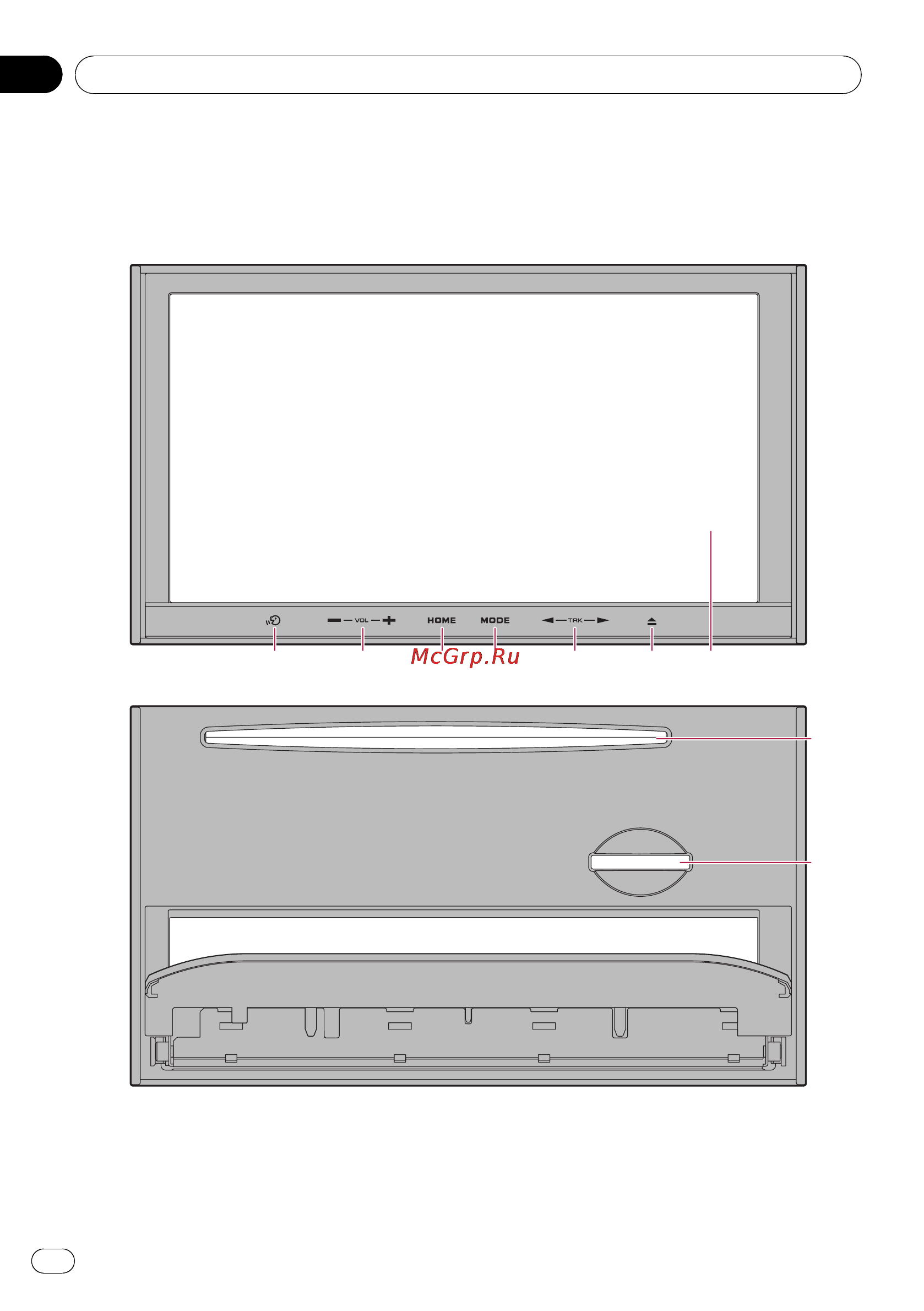 Pioneer AVIC-F10BT [12/195] Базовые операции