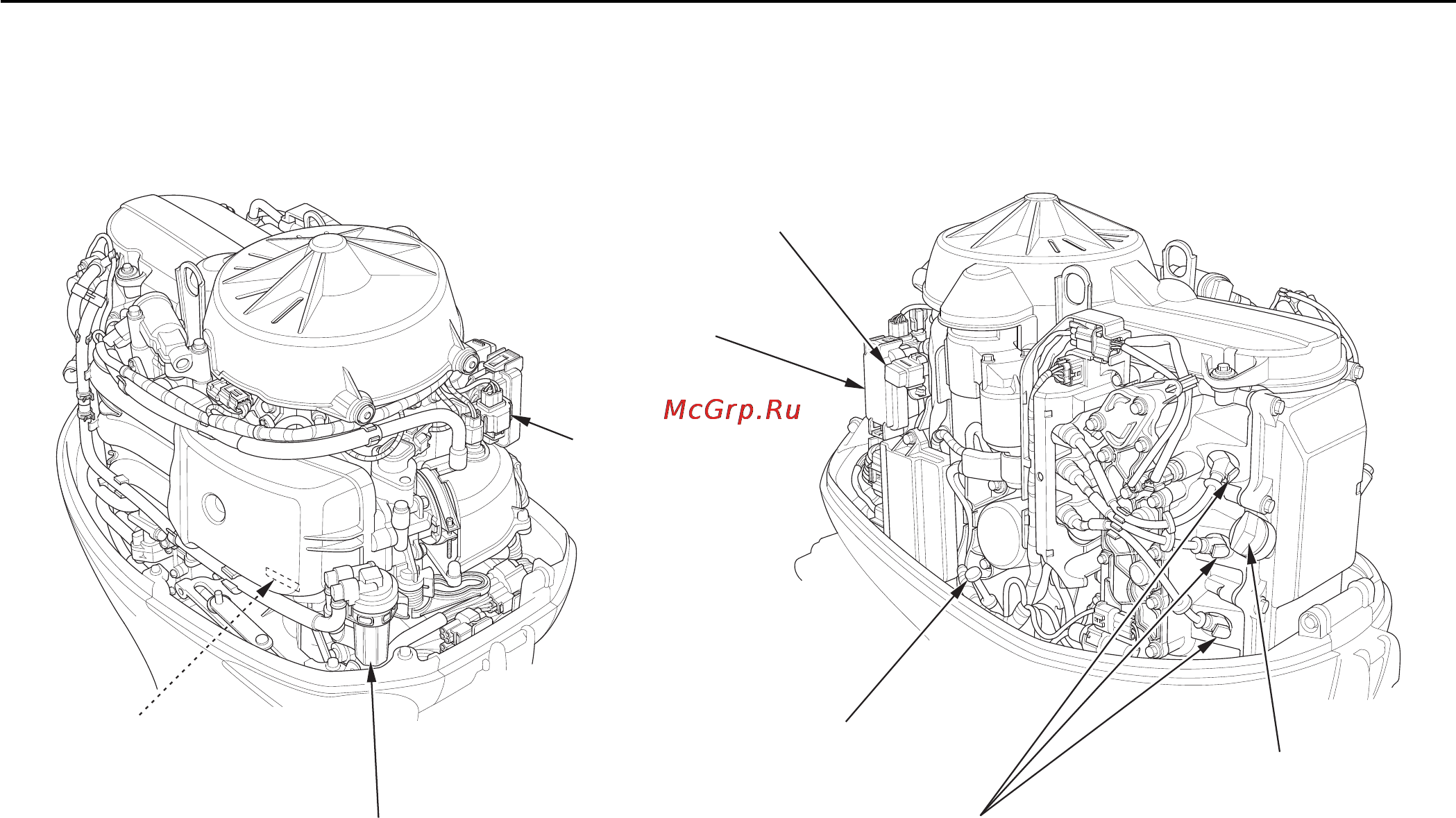 Honda BFP60A [15/151] Основные узлы и детали подвесного мотора
