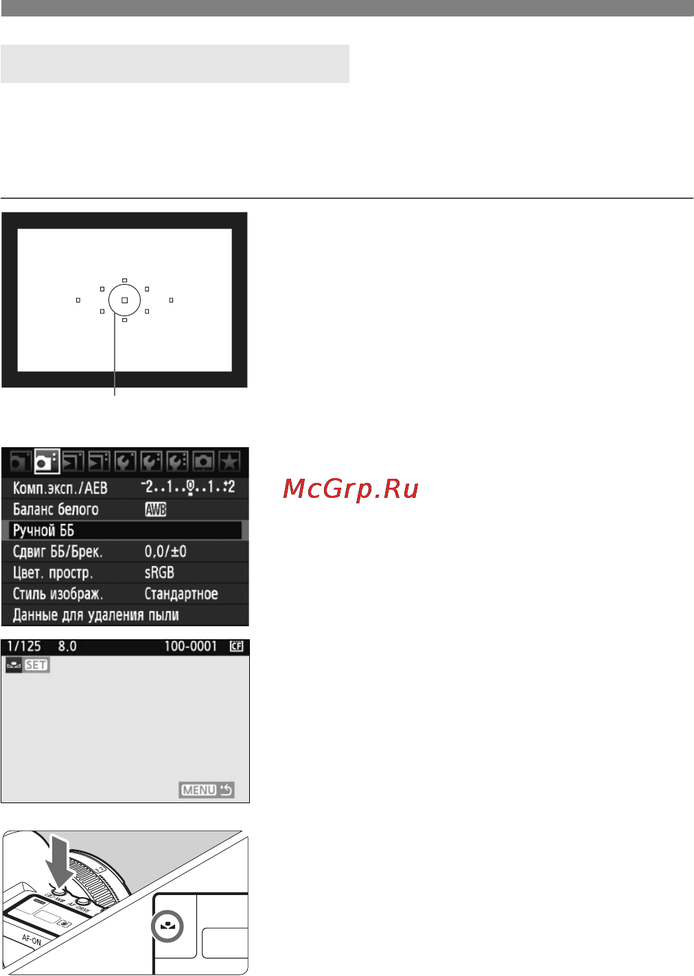 Canon EOS 5D Mark II Body [66/228] Ручной баланс белого