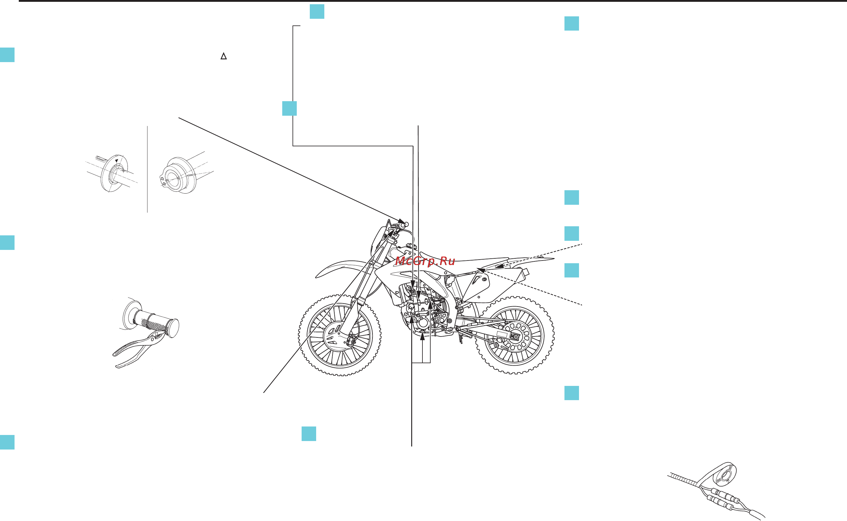 Honda CRF450X (2006) [37/173] Техническое обслуживание во время состязаний