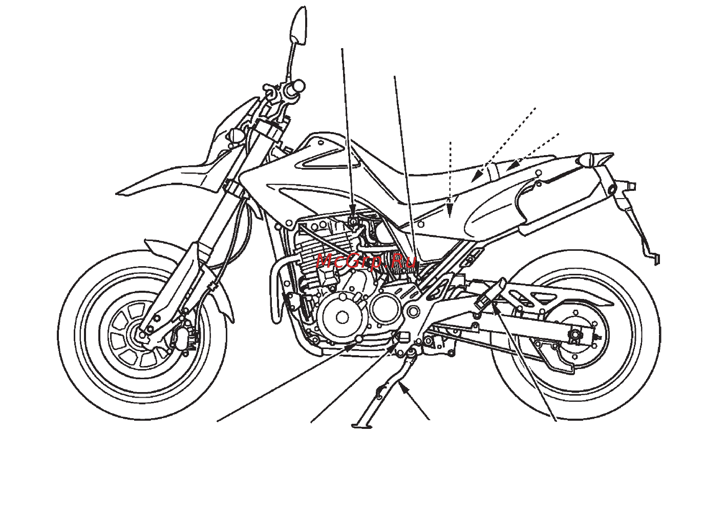 Honda FMX650 Инструкция по эксплуатации онлайн [19/126] 9707