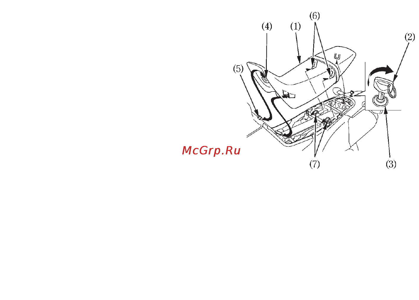 Honda FMX650 [44/126] Седло