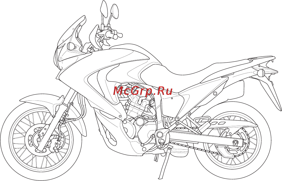 Honda XL700VA Transalp [3/162] Honda xl700v va руководство по эксплуатации