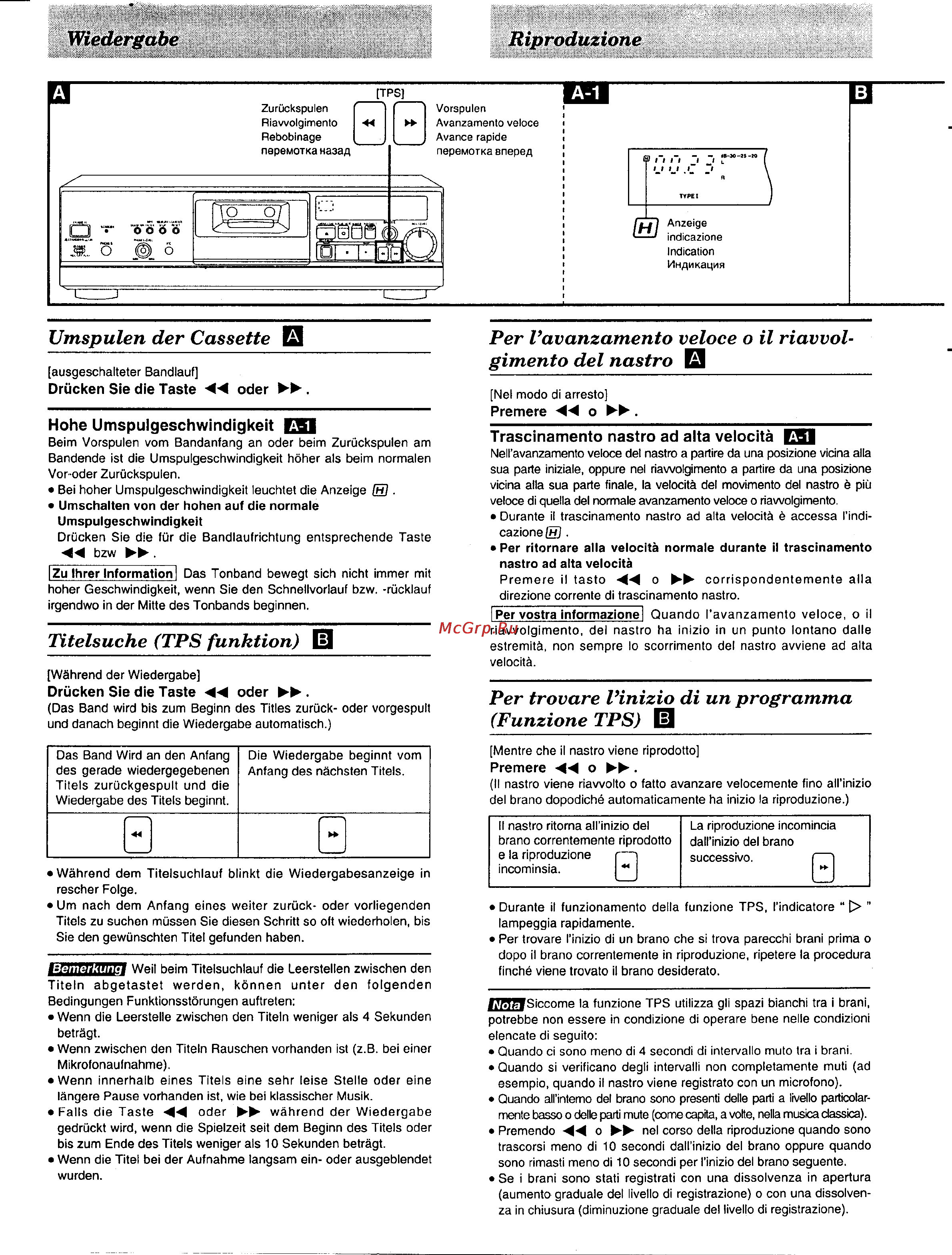 Technics RS-AZ6 [16/39] Titelsuche tps funktion 13