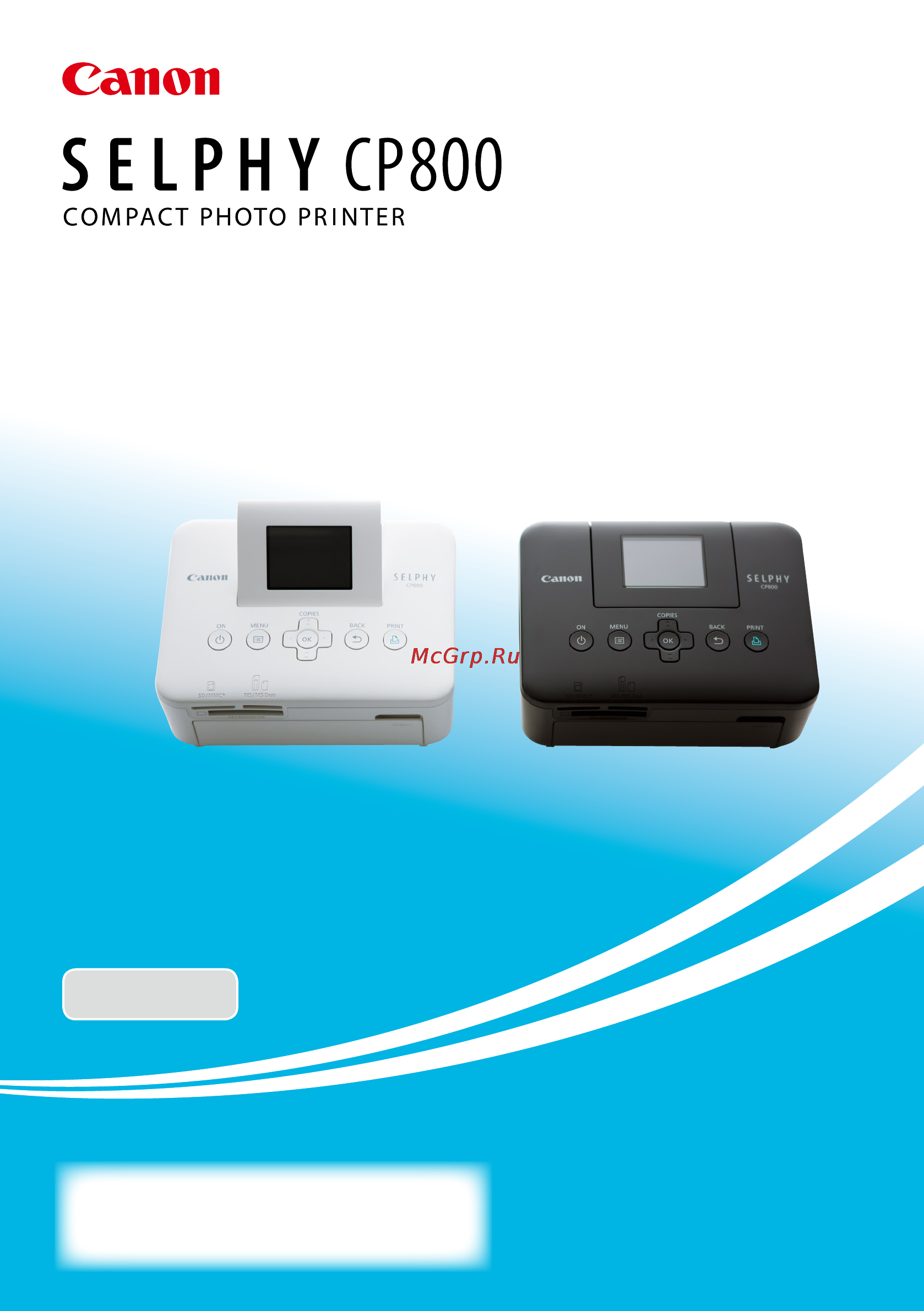 Canon Selphy CP800 Black Инструкция по эксплуатации онлайн