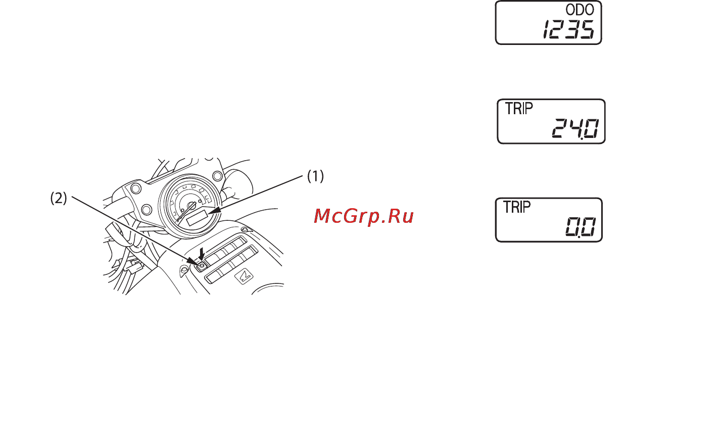 Honda VTX1800 Инструкция по эксплуатации онлайн [26/120] 9803