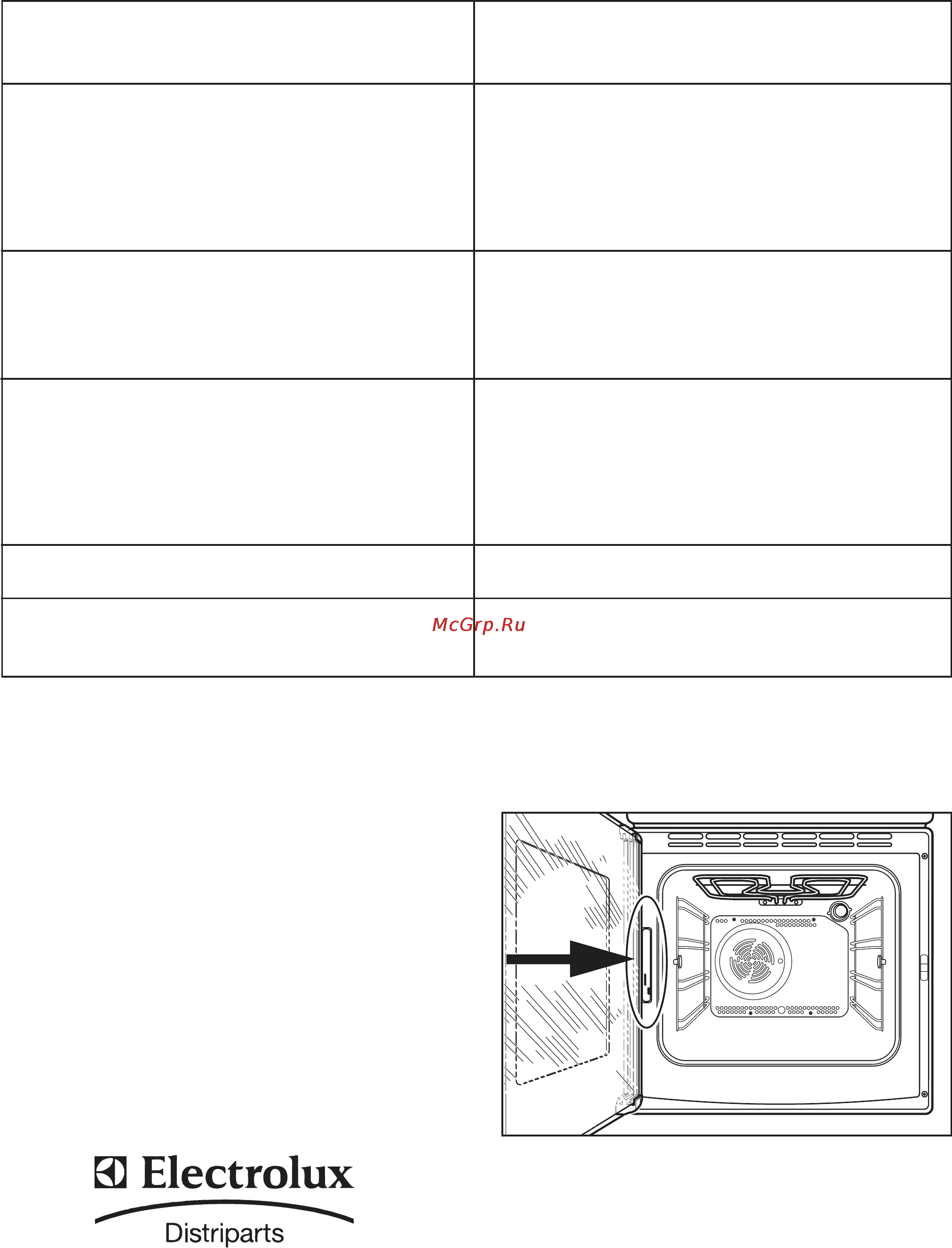 Zanussi ZOS 865 QX [12/14] Возможные неисправности