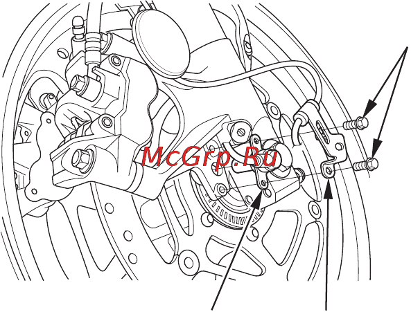 Honda CBR1000RR ABS [133/171] Снятие колеса