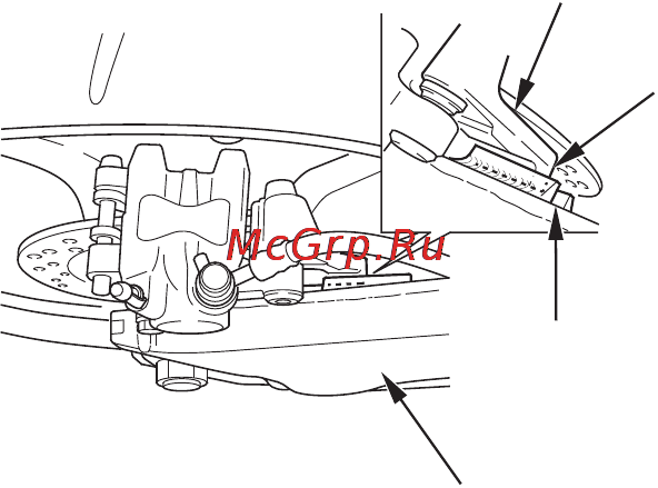 Honda CBR1000RR ABS [140/171] Установка заднего колеса