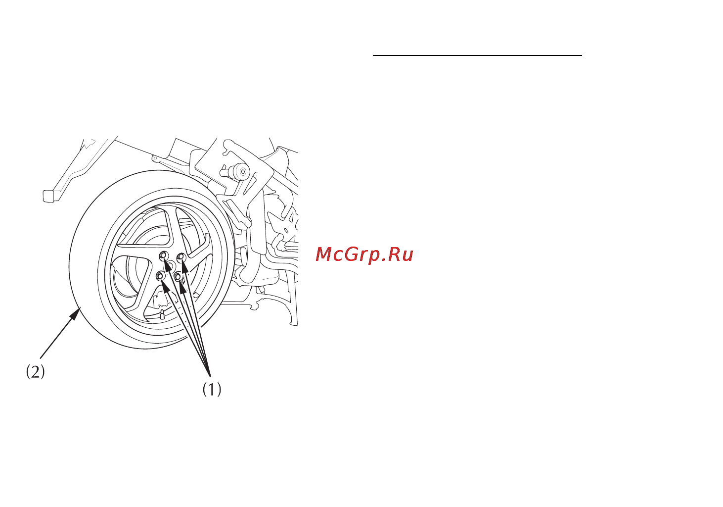 Honda VFR800 (2009) [131/161] Снятие заднего колеса