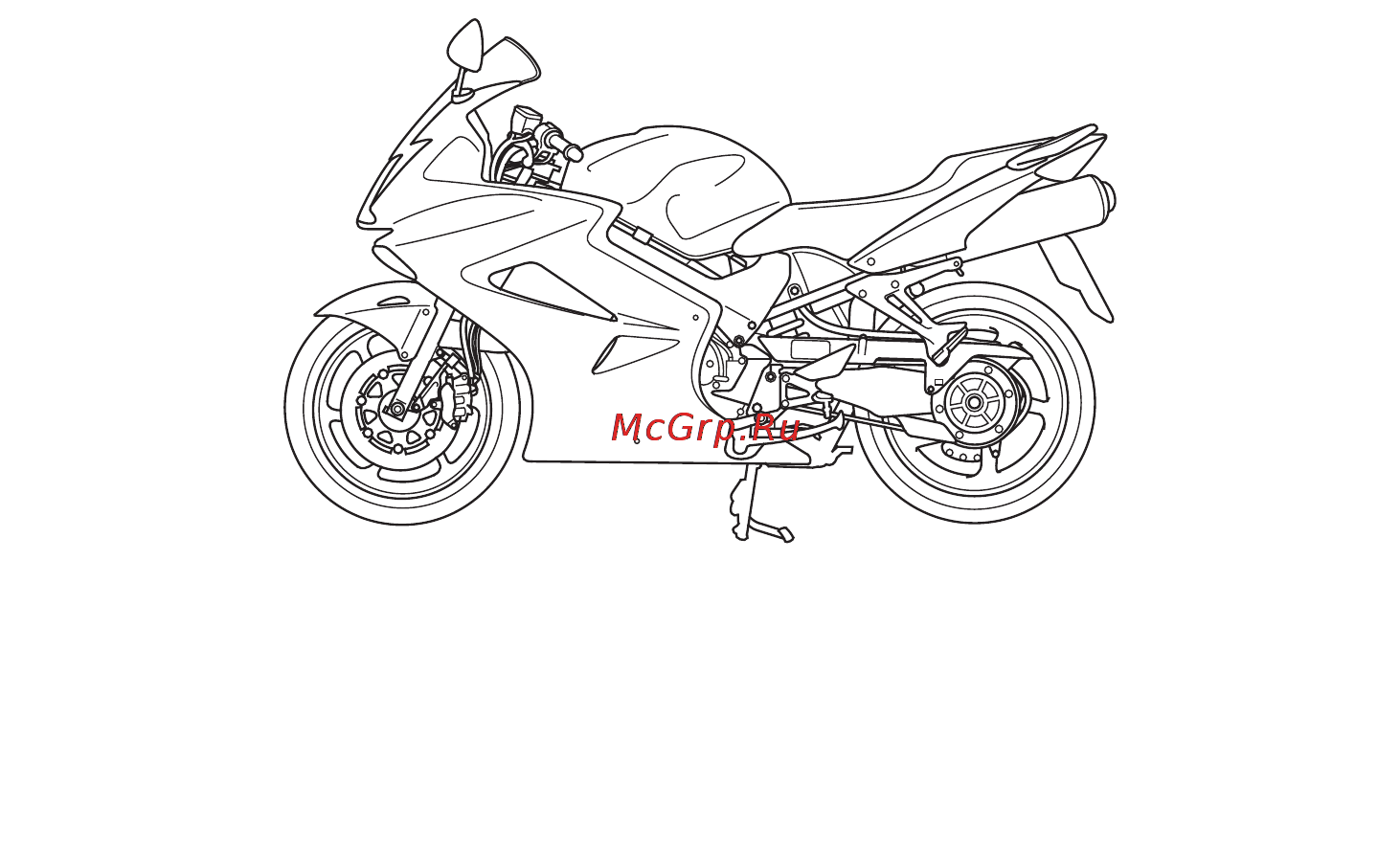 Honda VFR800 (2009) [4/161] Руководство по эксплуатации мотоцикла honda vfr vfr abs