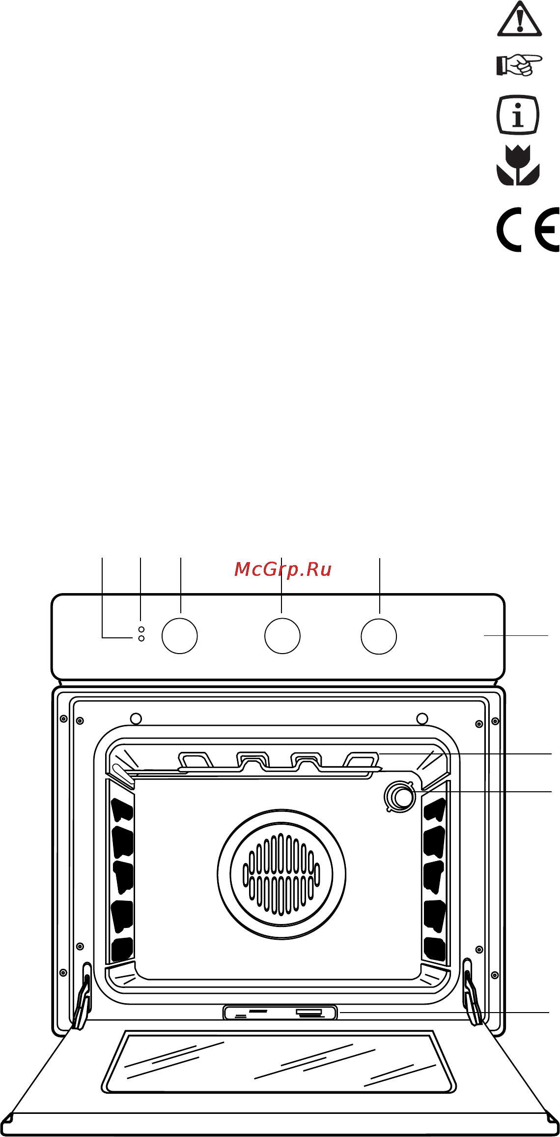 Zanussi ZOB 651 [3/12] Описание духового шкафа
