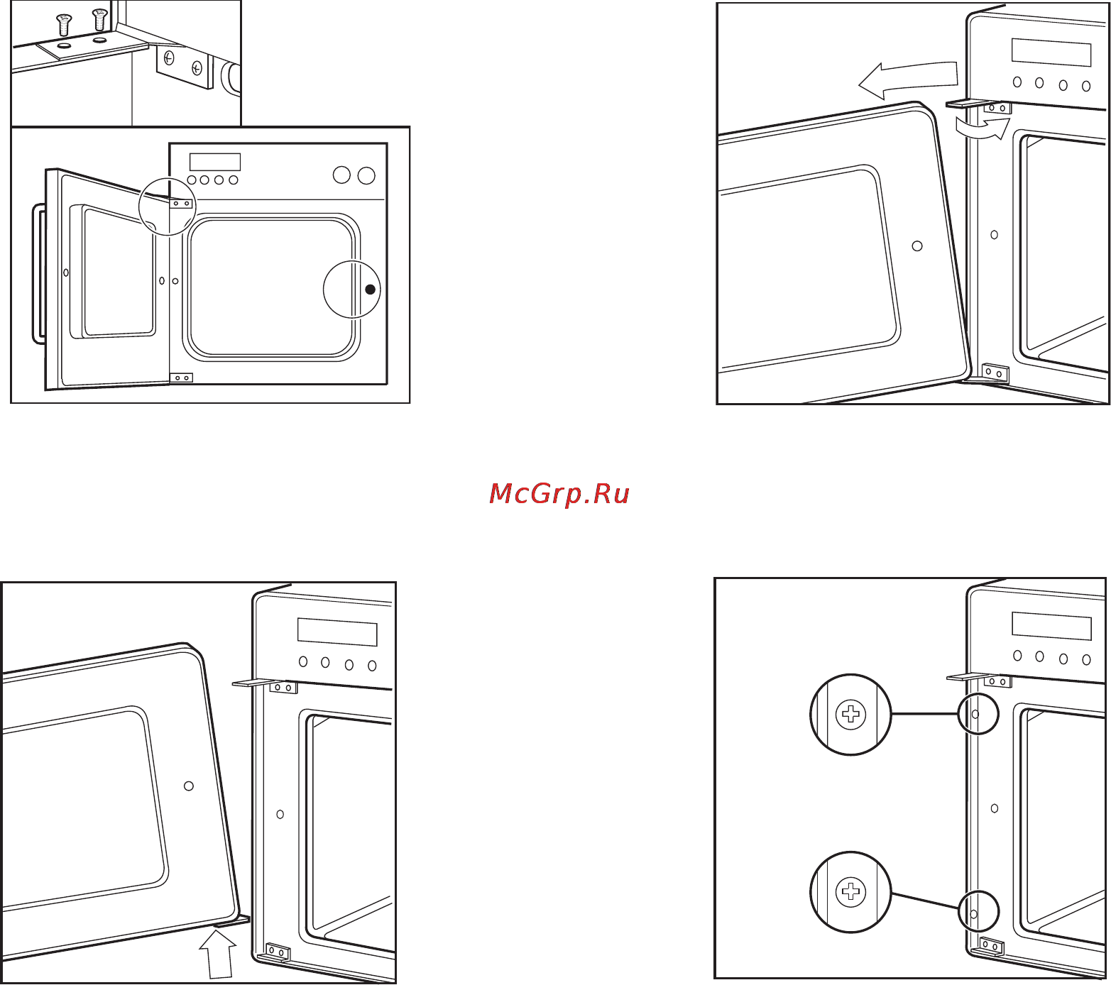 Zanussi ZBM 761 [15/20] Крепление духовки к кухонному