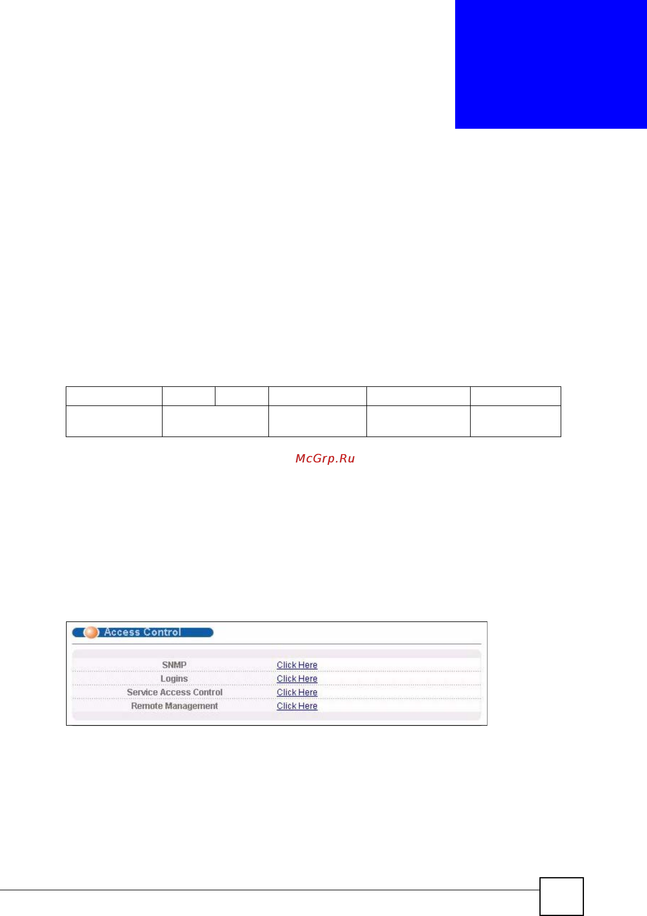 Zyxel GS-2024 EE [181/266] Access control overview