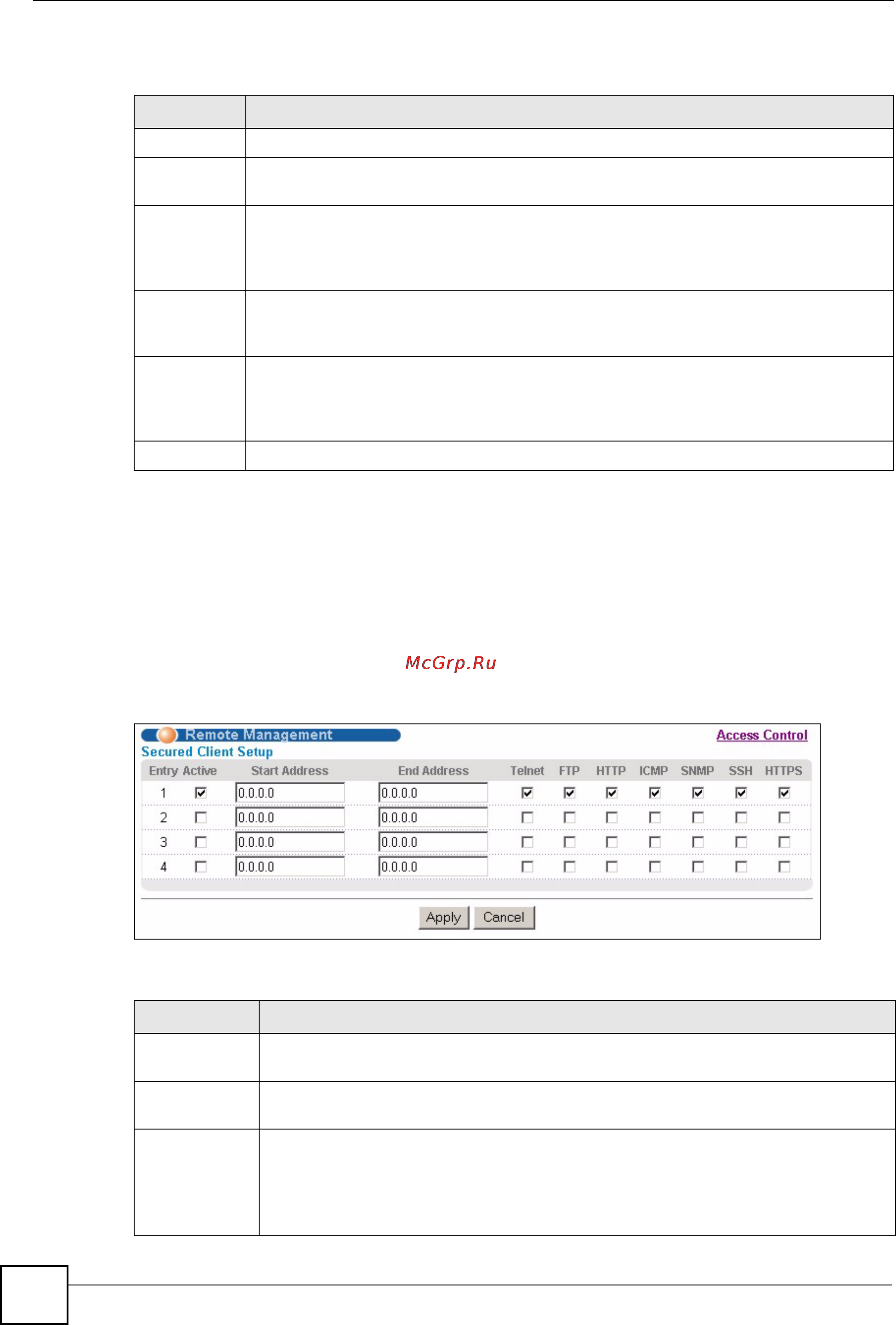 Zyxel GS-2024 EE [196/266] Remote management