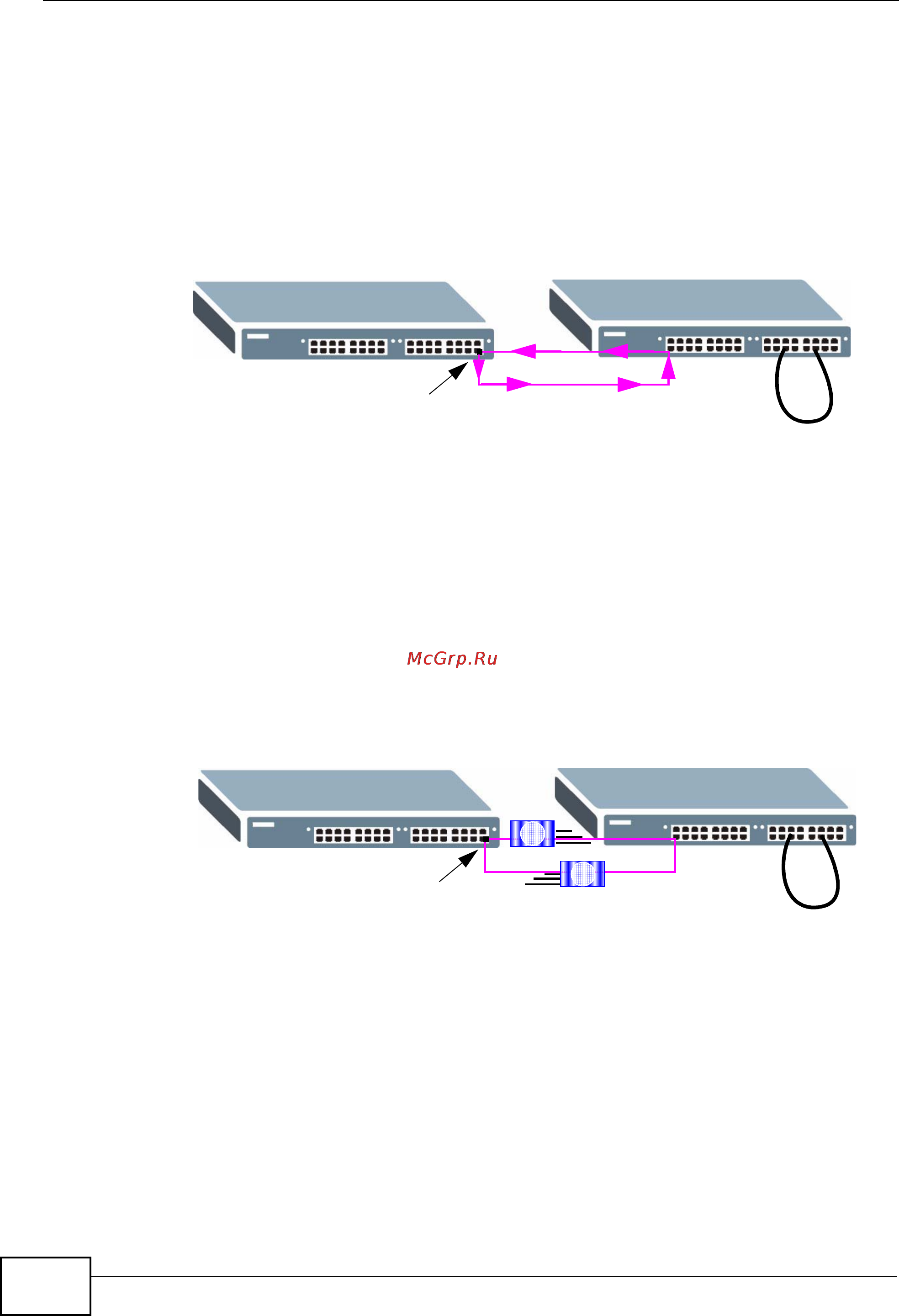 Zyxel MES-3528 [240/354] Figure 128 switch in loop state