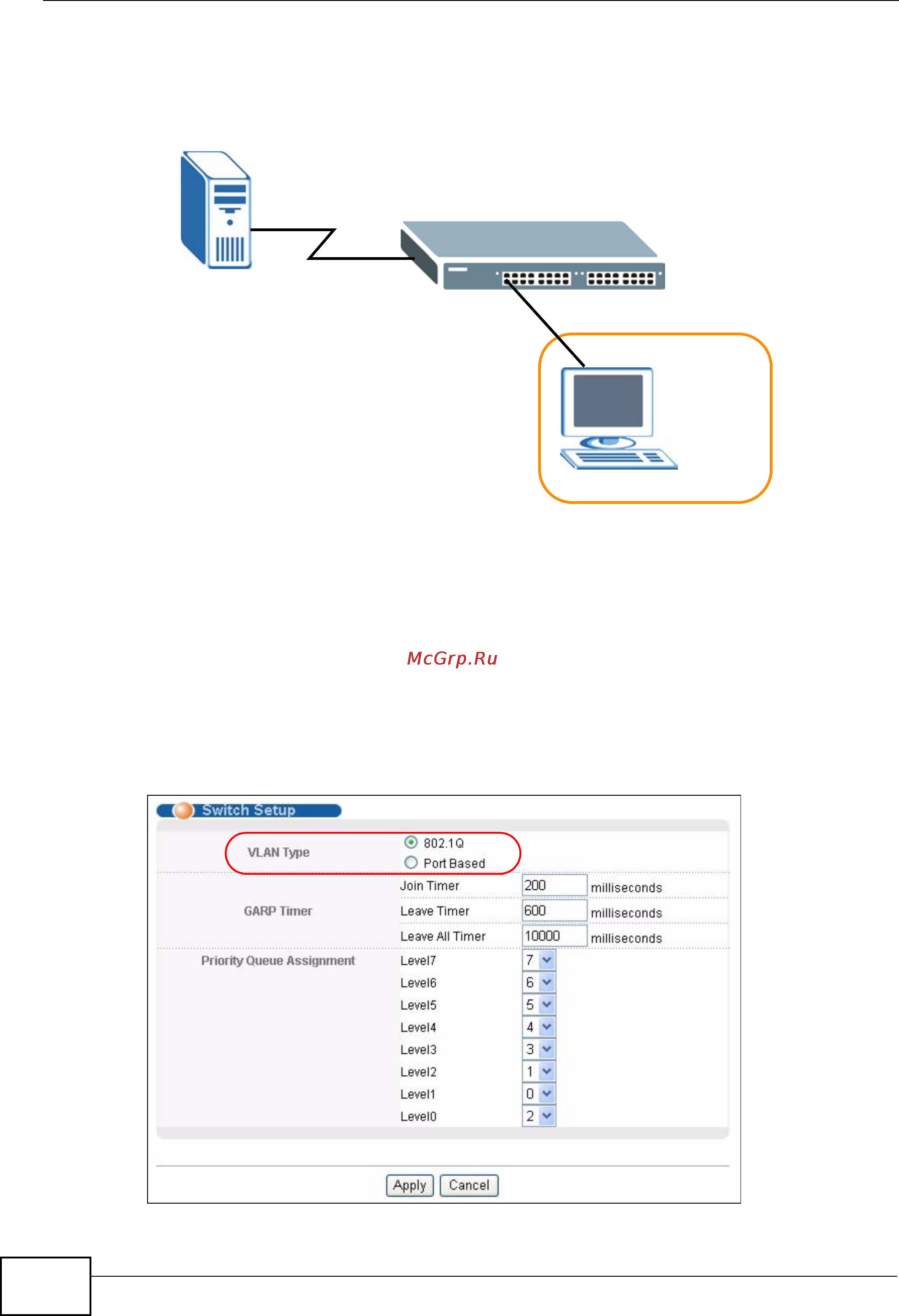 Zyxel MES-3528 [64/354] Creating a vlan