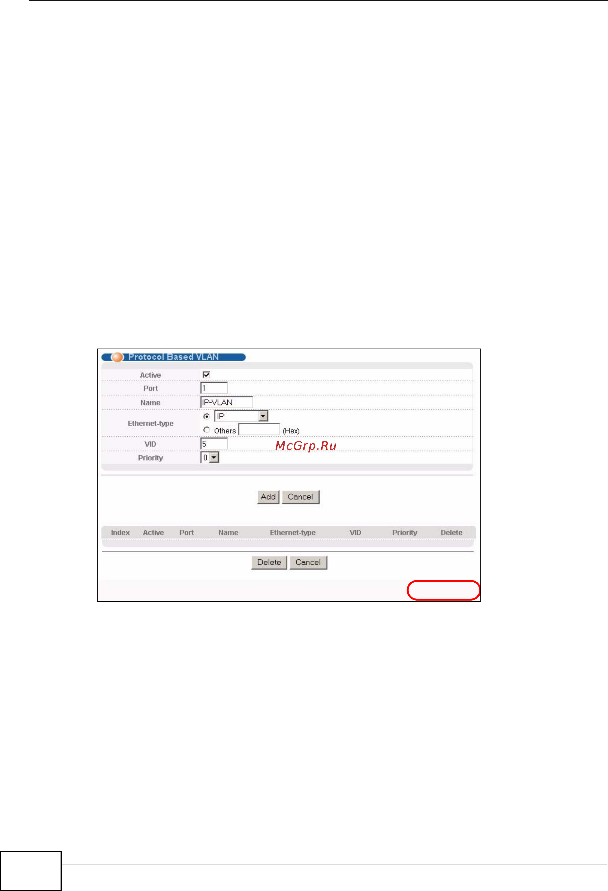 Zyxel GS2200-48 [94/352] Create an ip based vlan example