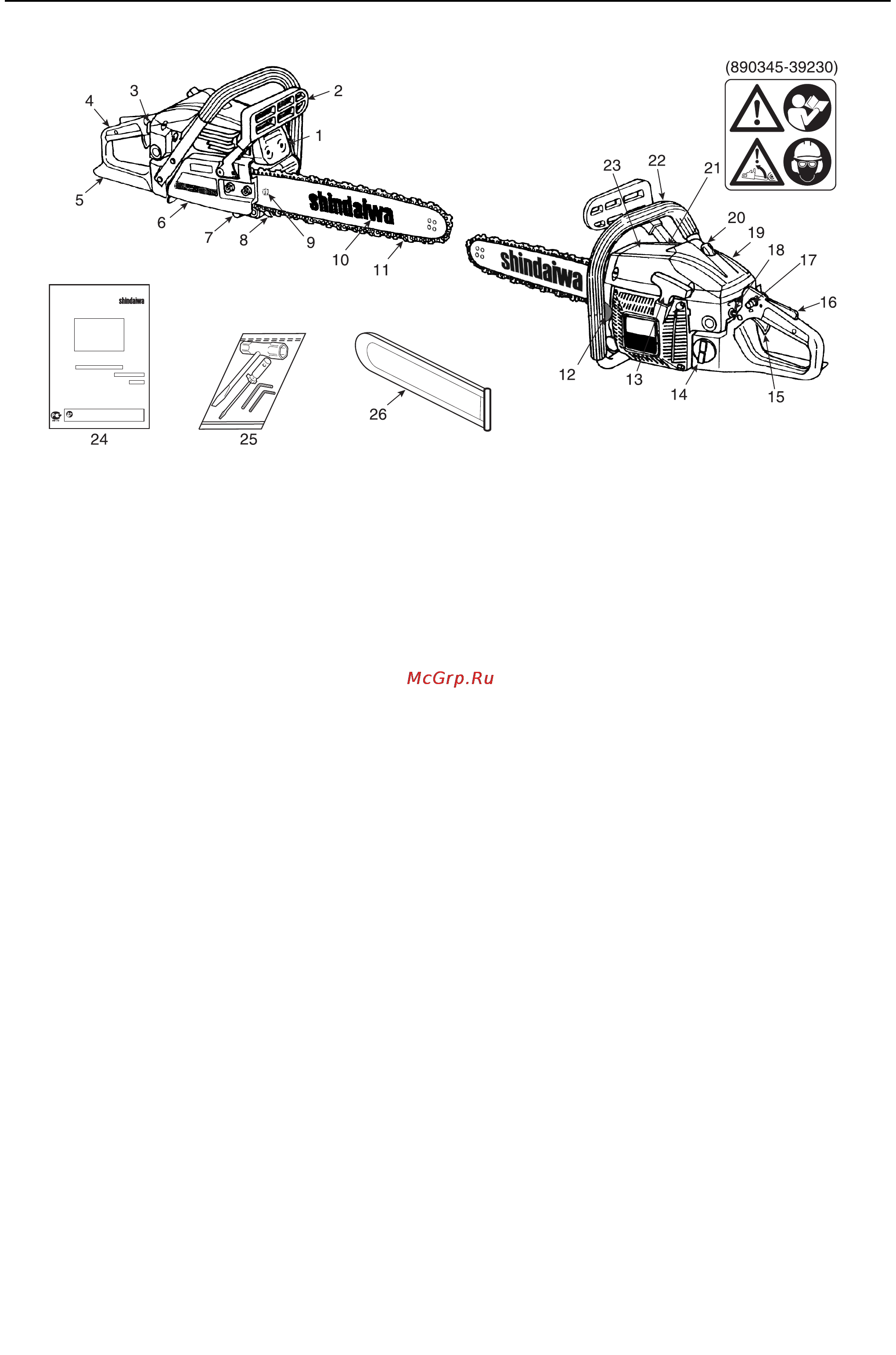 Shindaiwa 488 [10/36] Описание