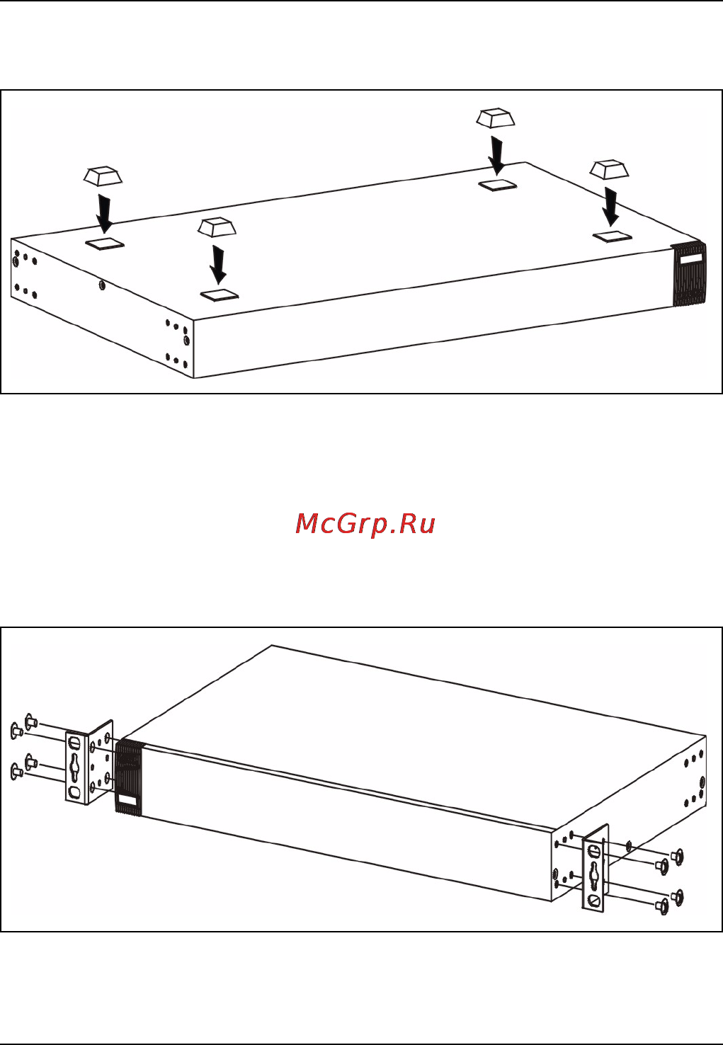 Zyxel XGS-4526 [34/43] Установка в стойку