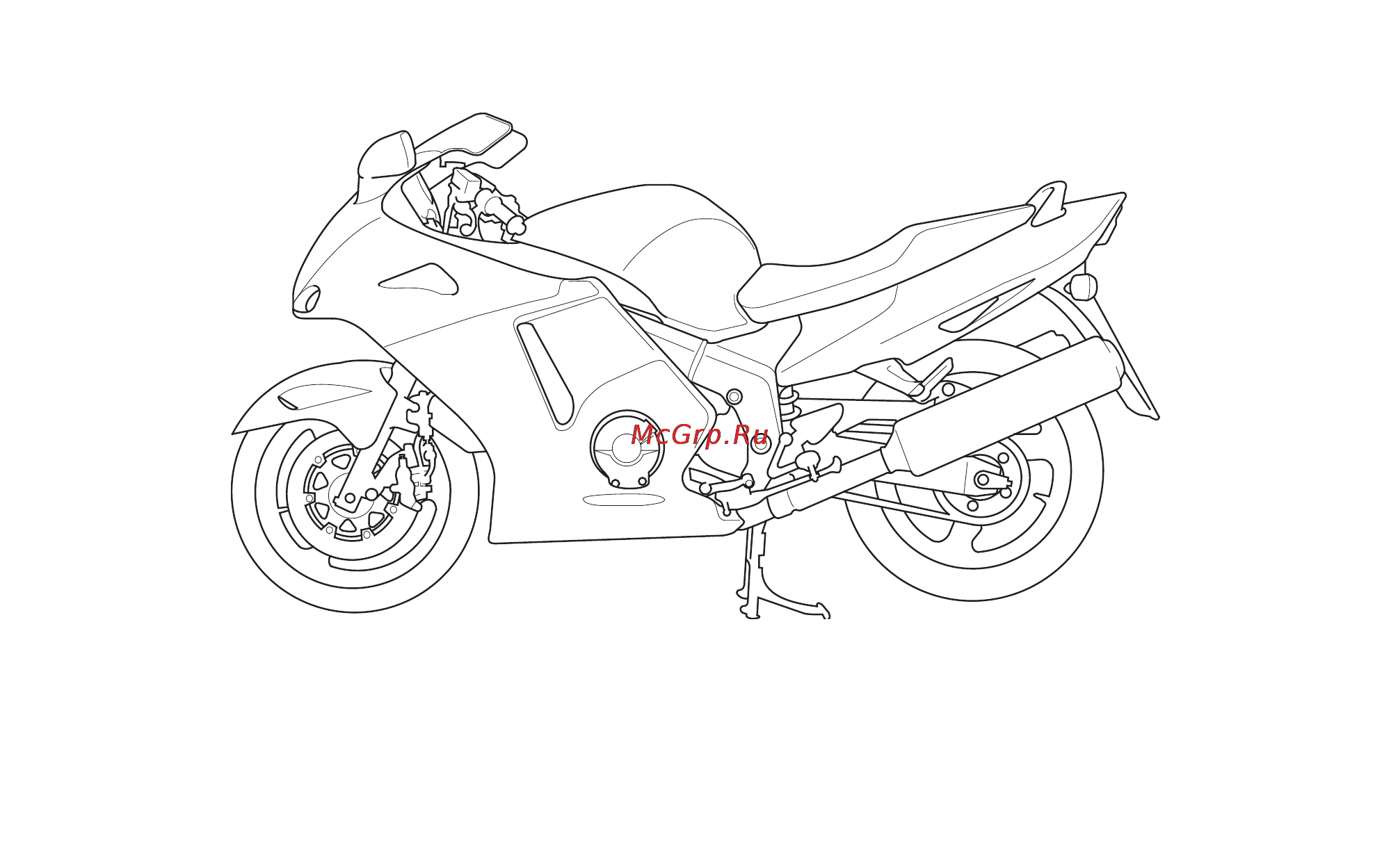 Honda CBR1100XX Инструкция по эксплуатации онлайн [3/152] 10123