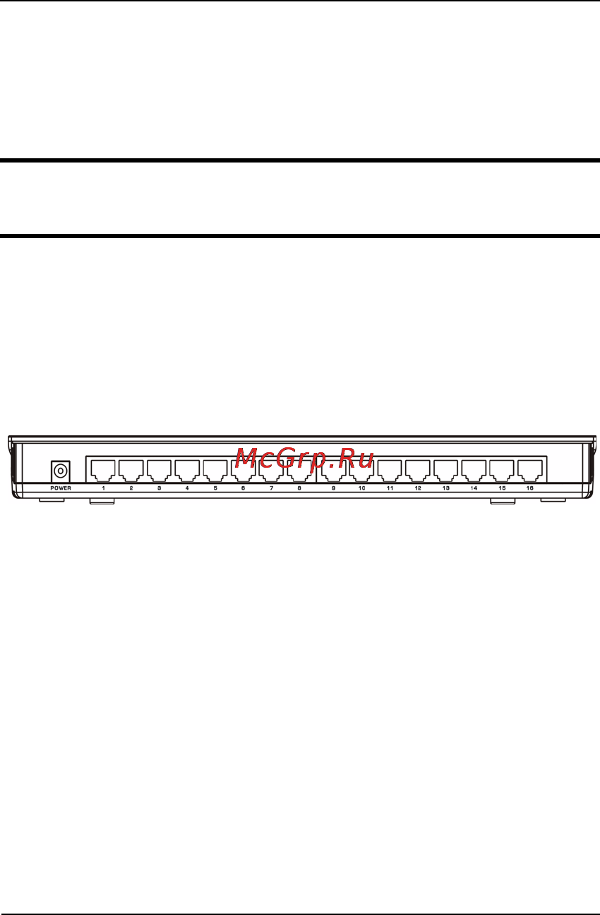Zyxel ES-116S [3/29] Rear panel connections