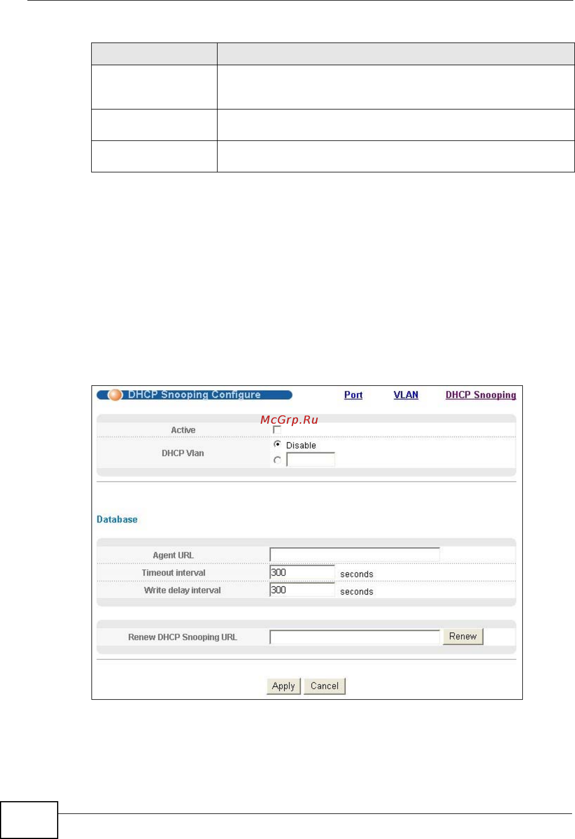 Zyxel GS2200-24P [228/360] Dhcp snooping configure