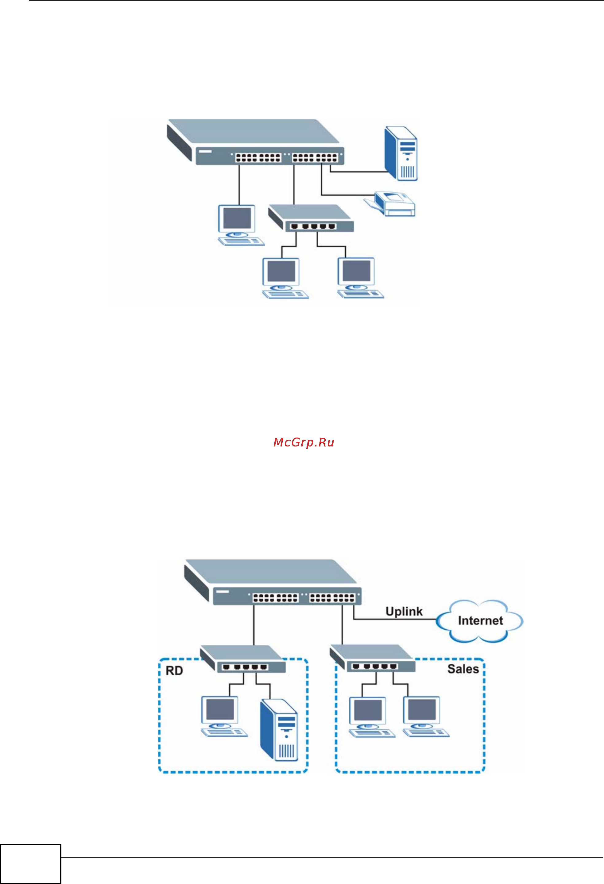 Zyxel GS2200-24P [24/360] Bridging example