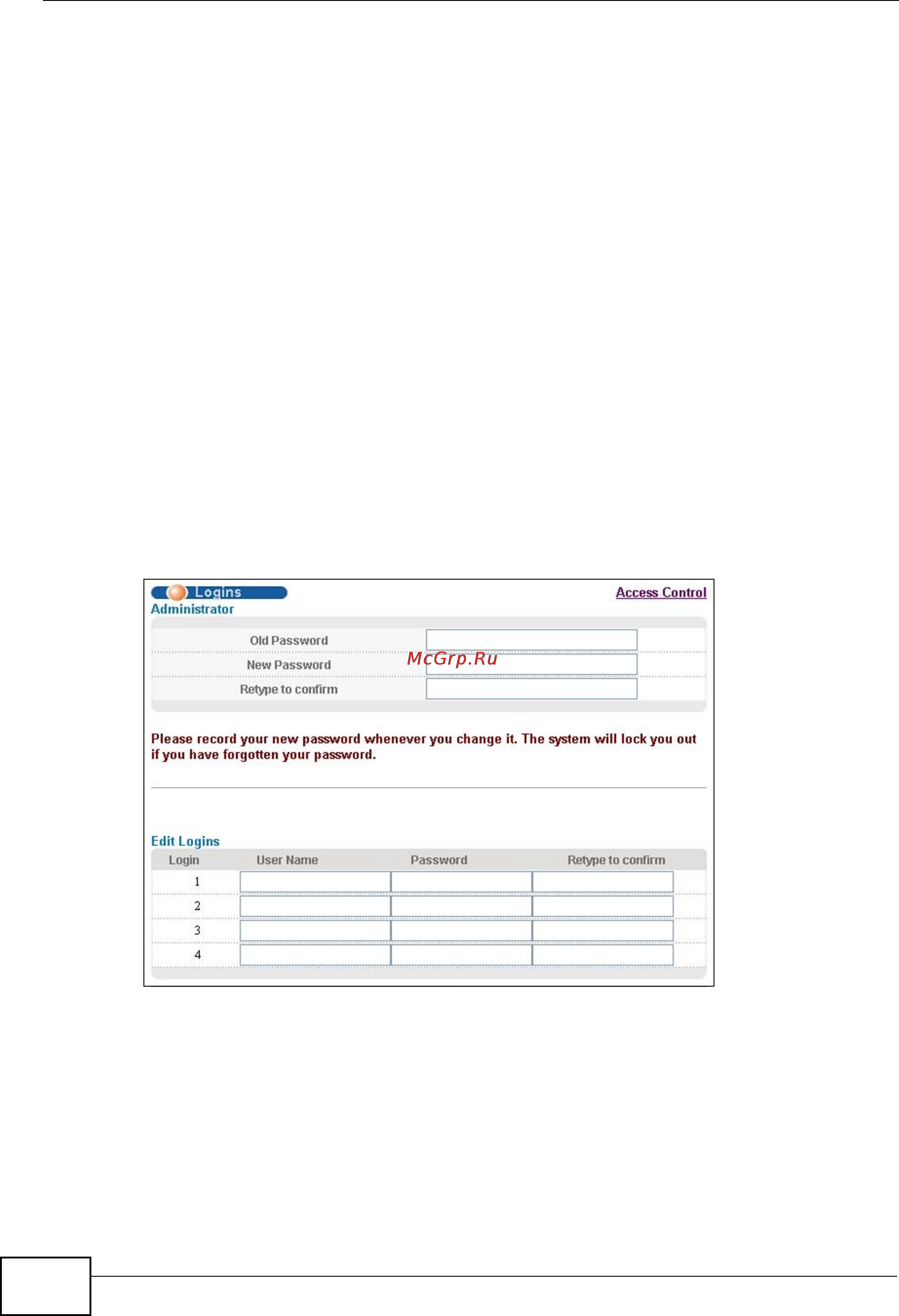 Zyxel GS2200-24P [288/360] Setting up login accounts