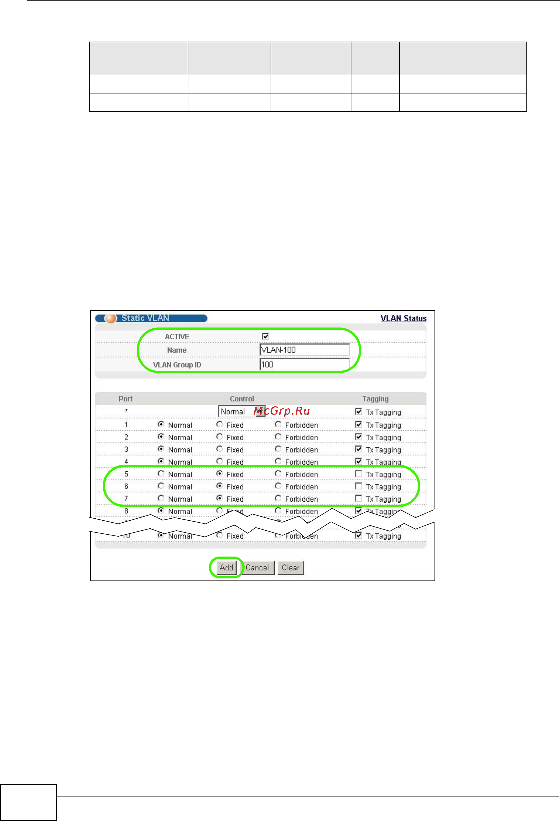 Zyxel GS2200-24P [58/360] Figure 23 tutorial create a vlan and add ports to it