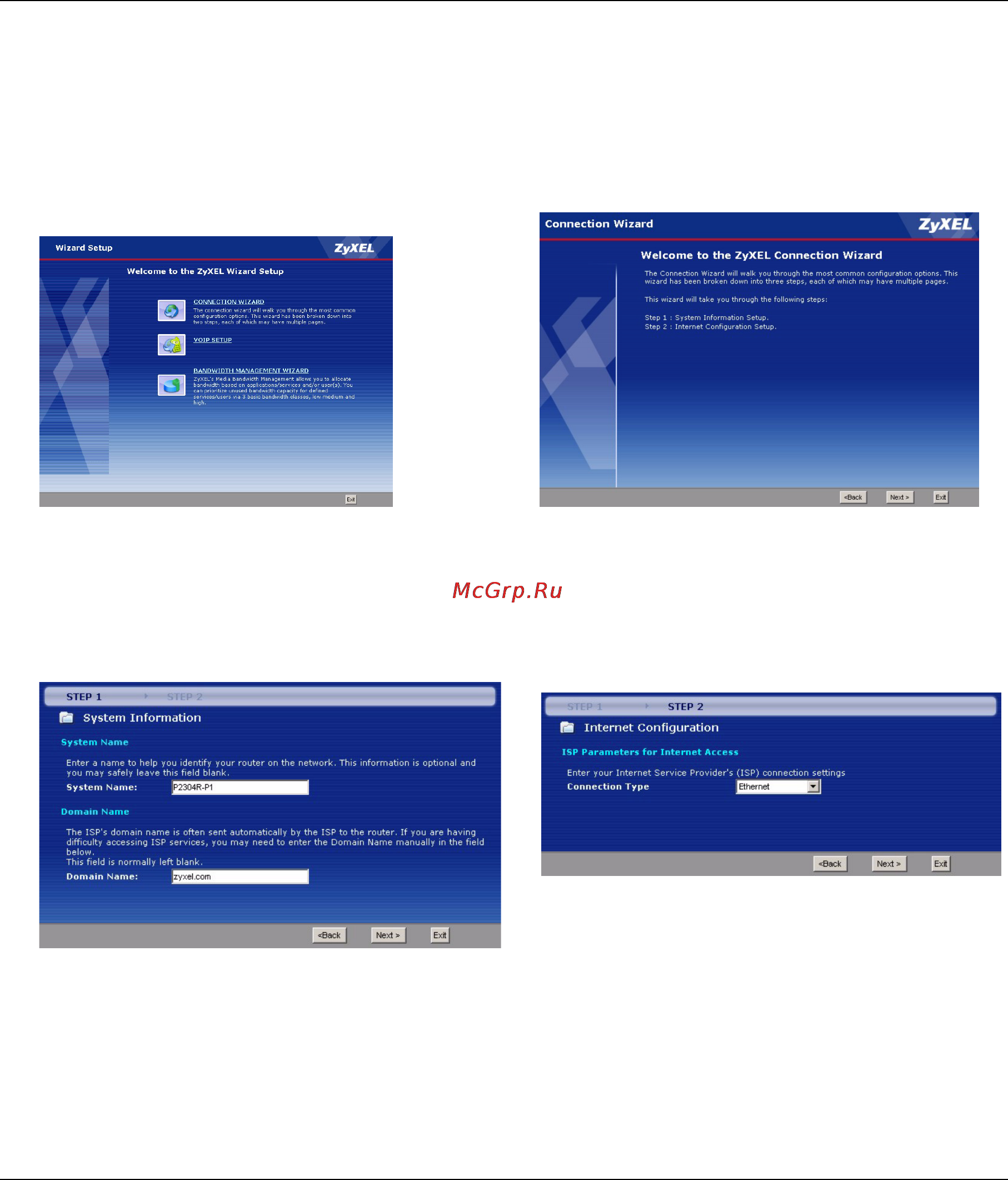 Zyxel P-2304R EE [5/13] Note you must have internet account information before you can complete this section