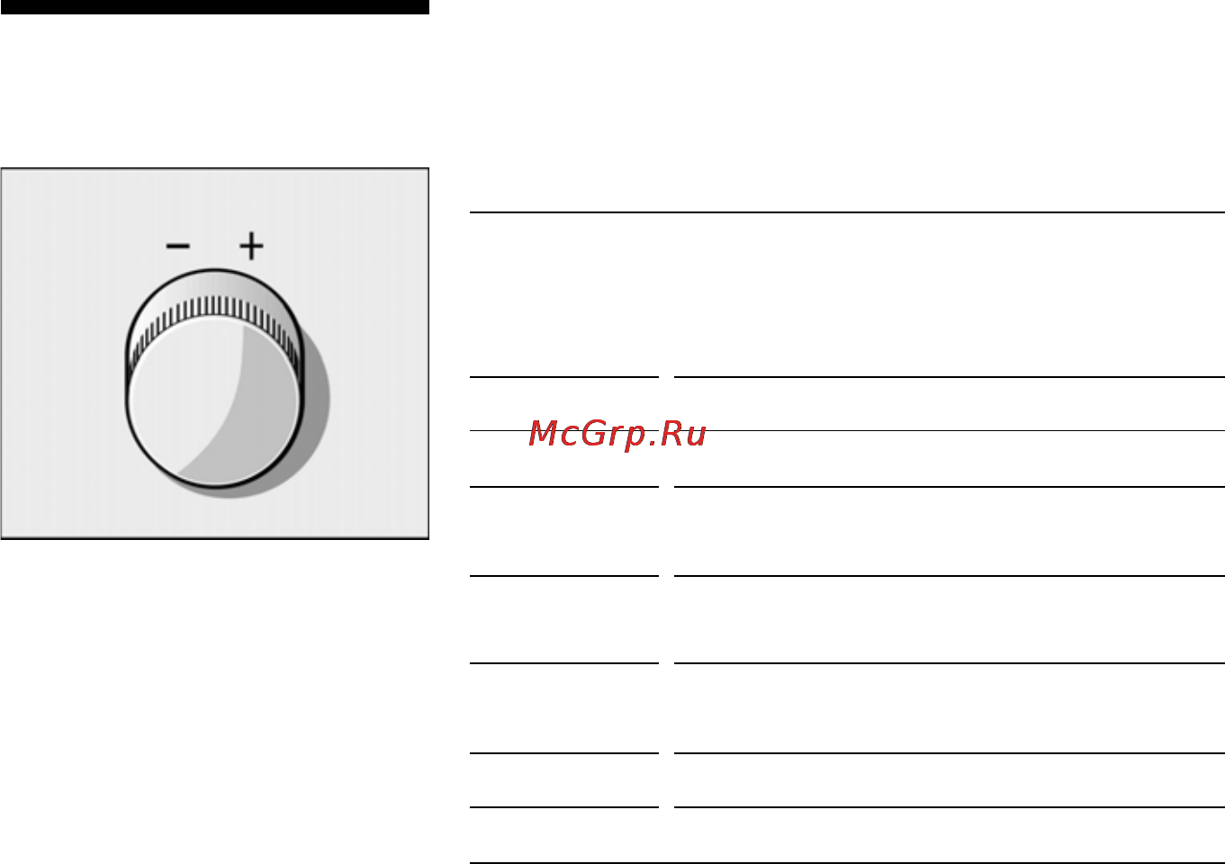 Siemens HB 780.70 [10/94] Поворотный переключатель