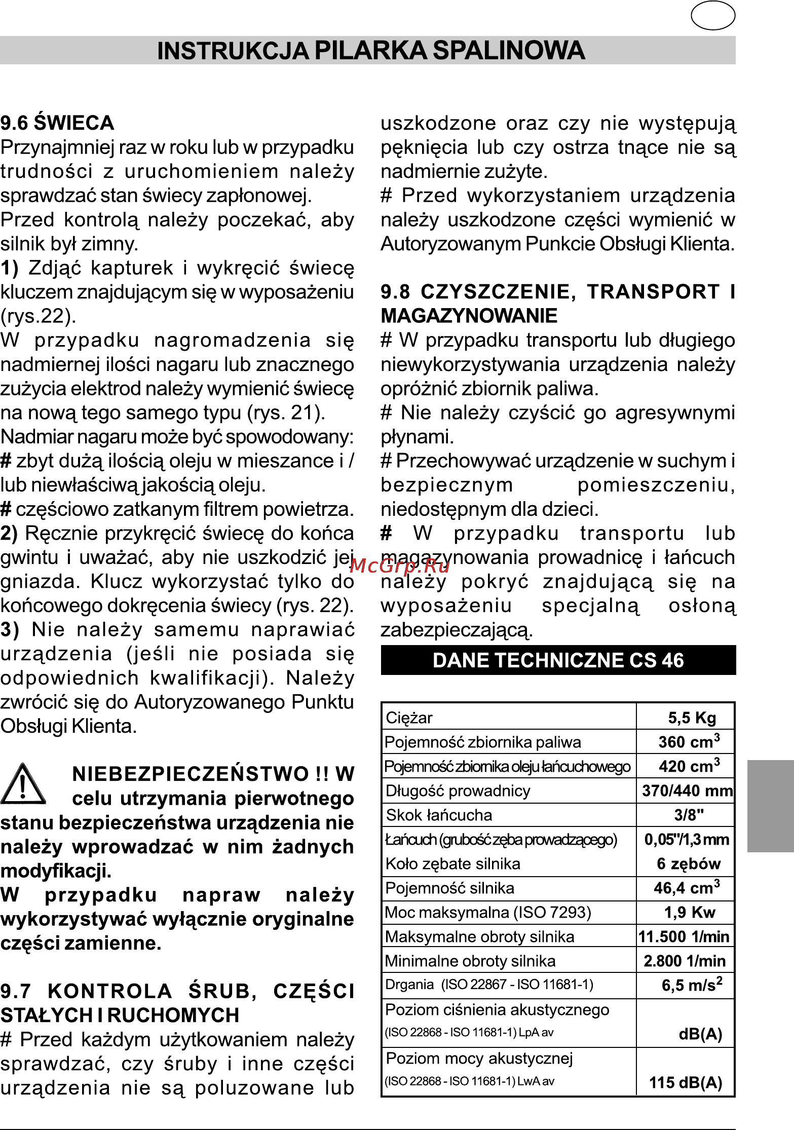 Britech BT 46/40 CS [105/120] Polski