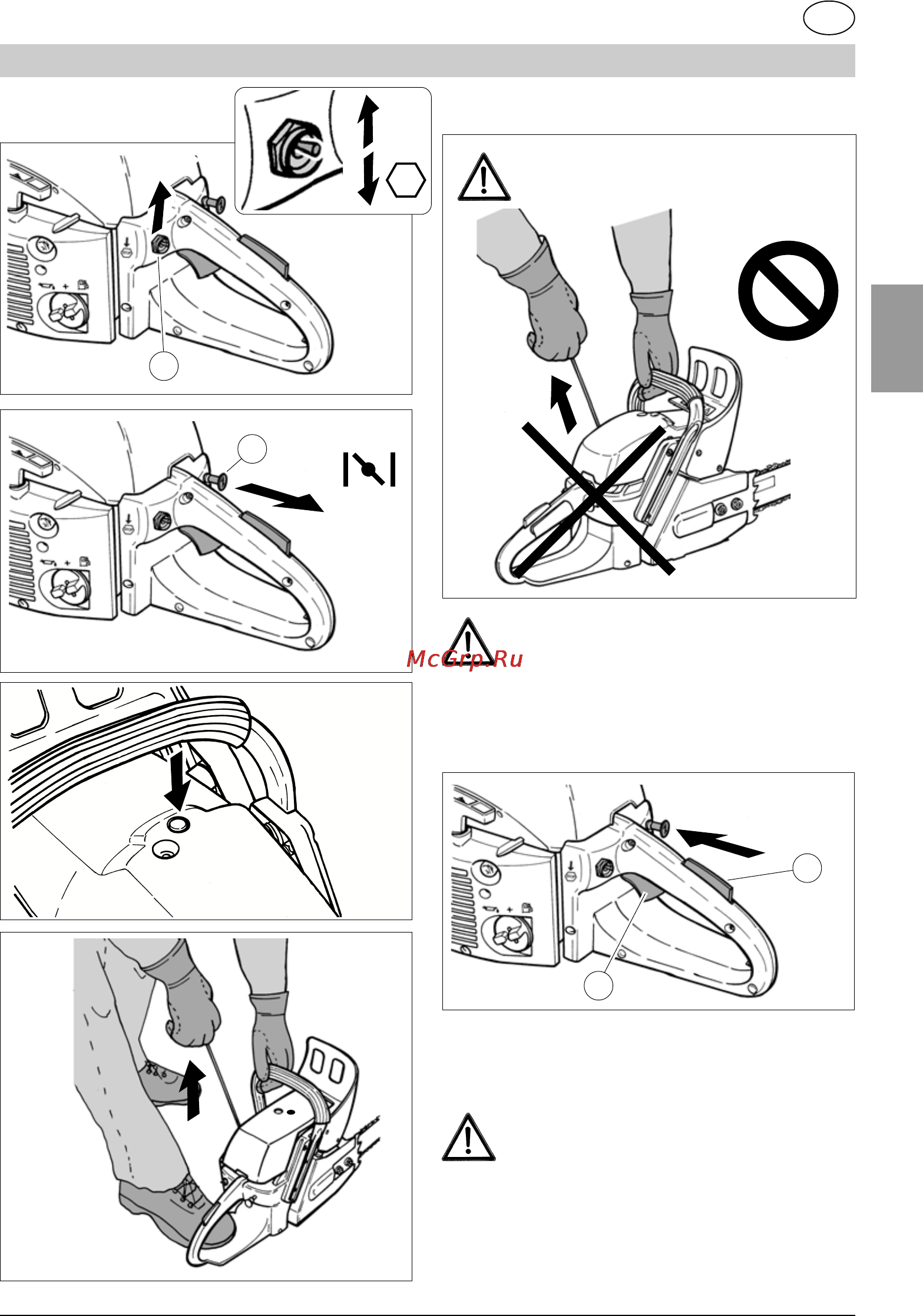 Britech BT 46/40 CS [37/120] Chain saw operating manual