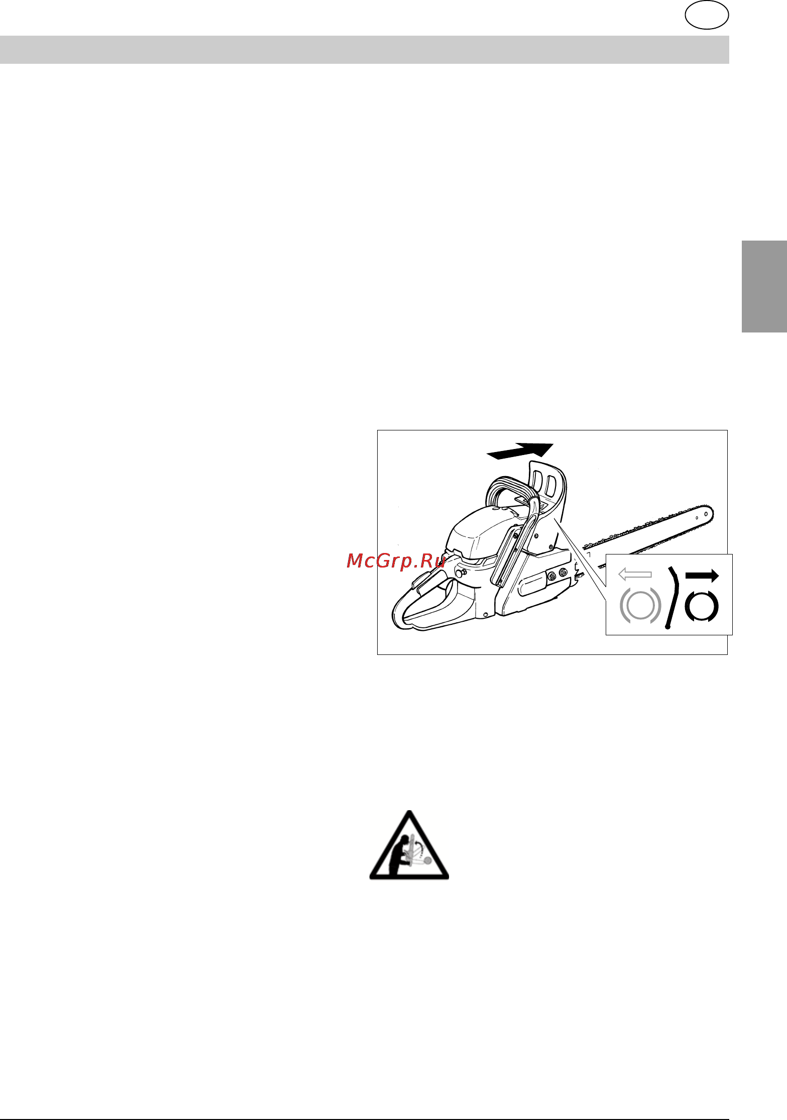 Britech BT 46/40 CS [39/120] Chain saw operating manual
