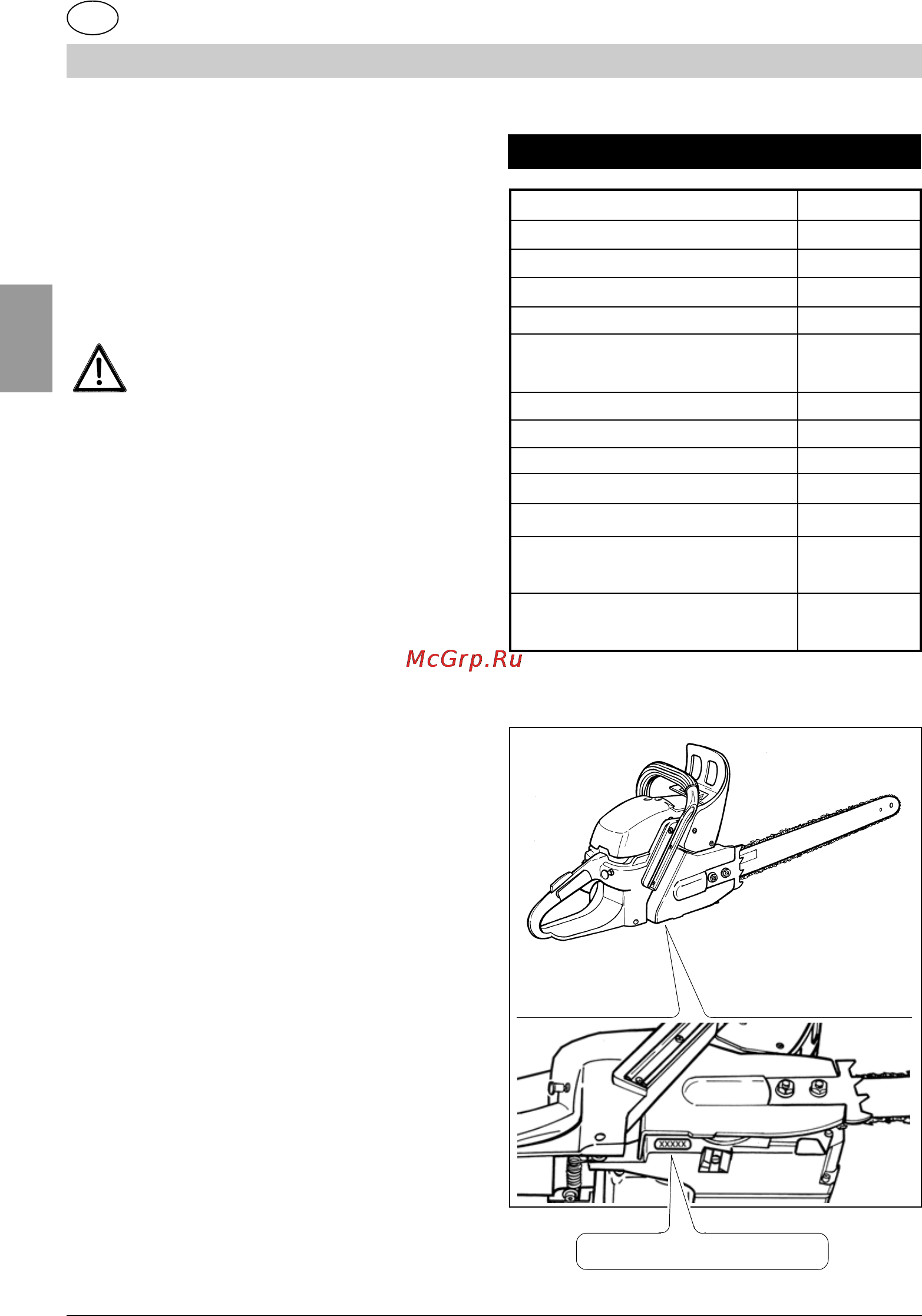 Britech BT 46/40 CS [42/120] Chain saw operating manual