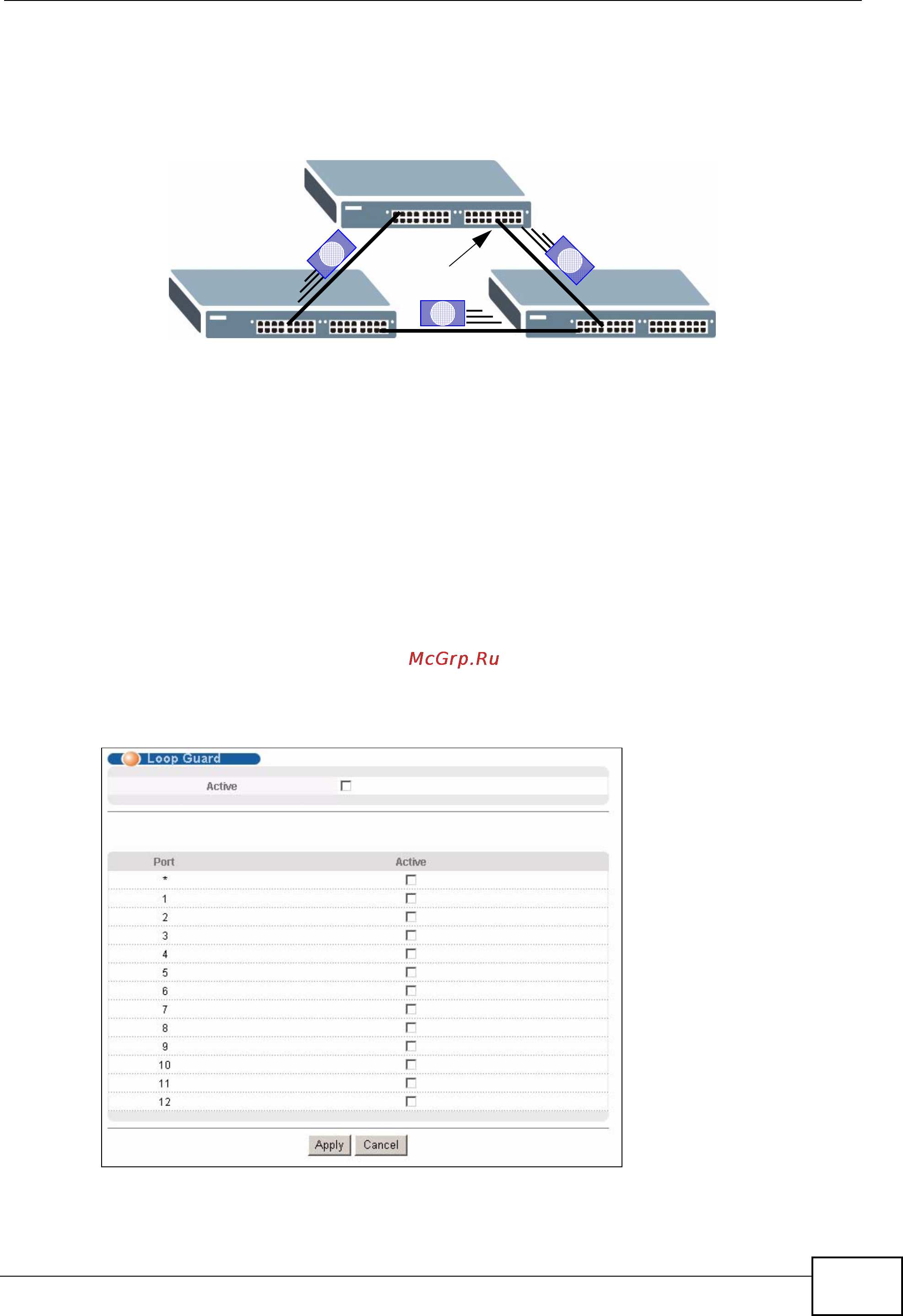 Zyxel MES-3728 [263/388] Loop guard setup